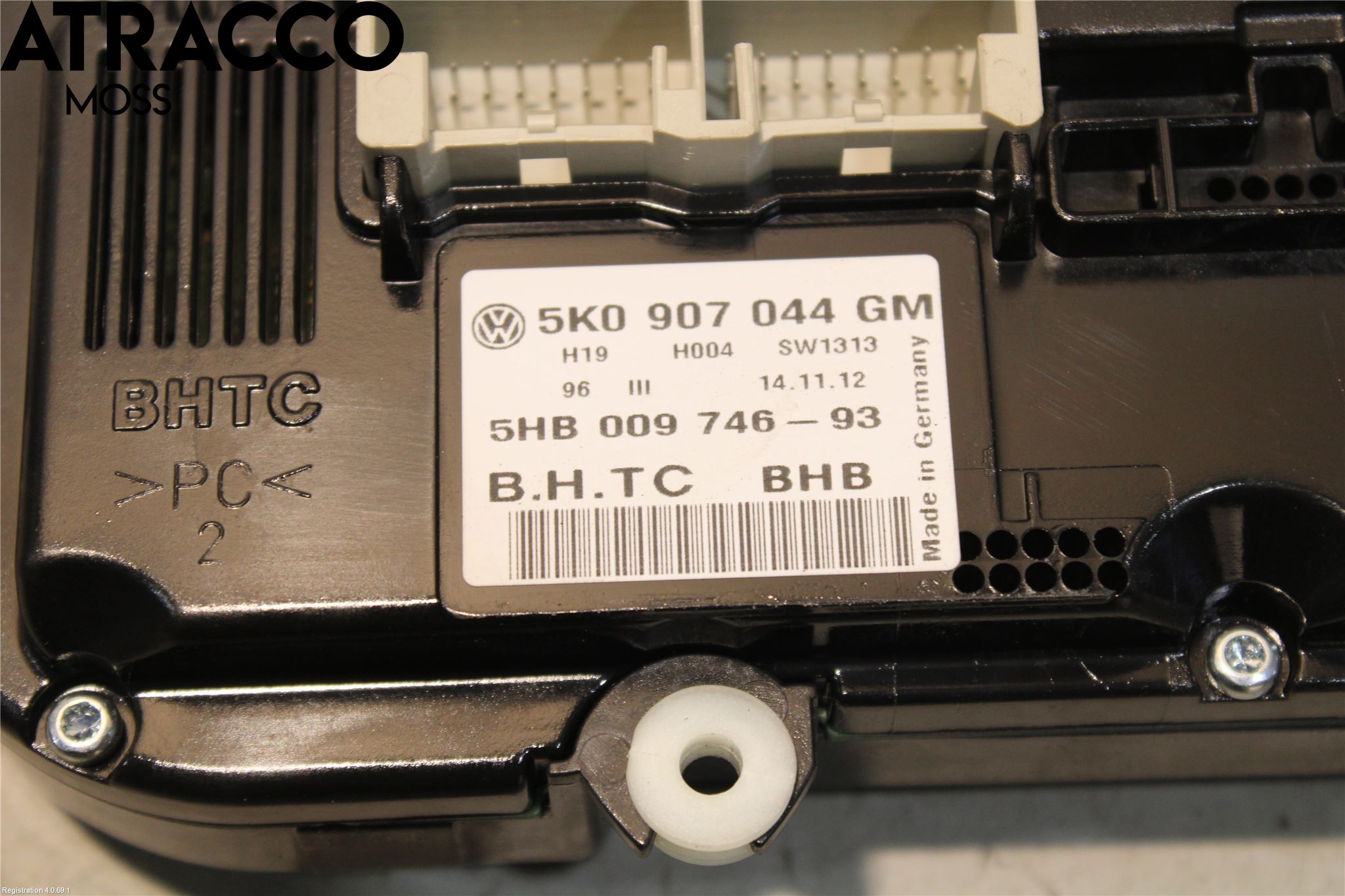 Volkswagen VW TIGUAN 07-16 Varme Ac Betjening-Display