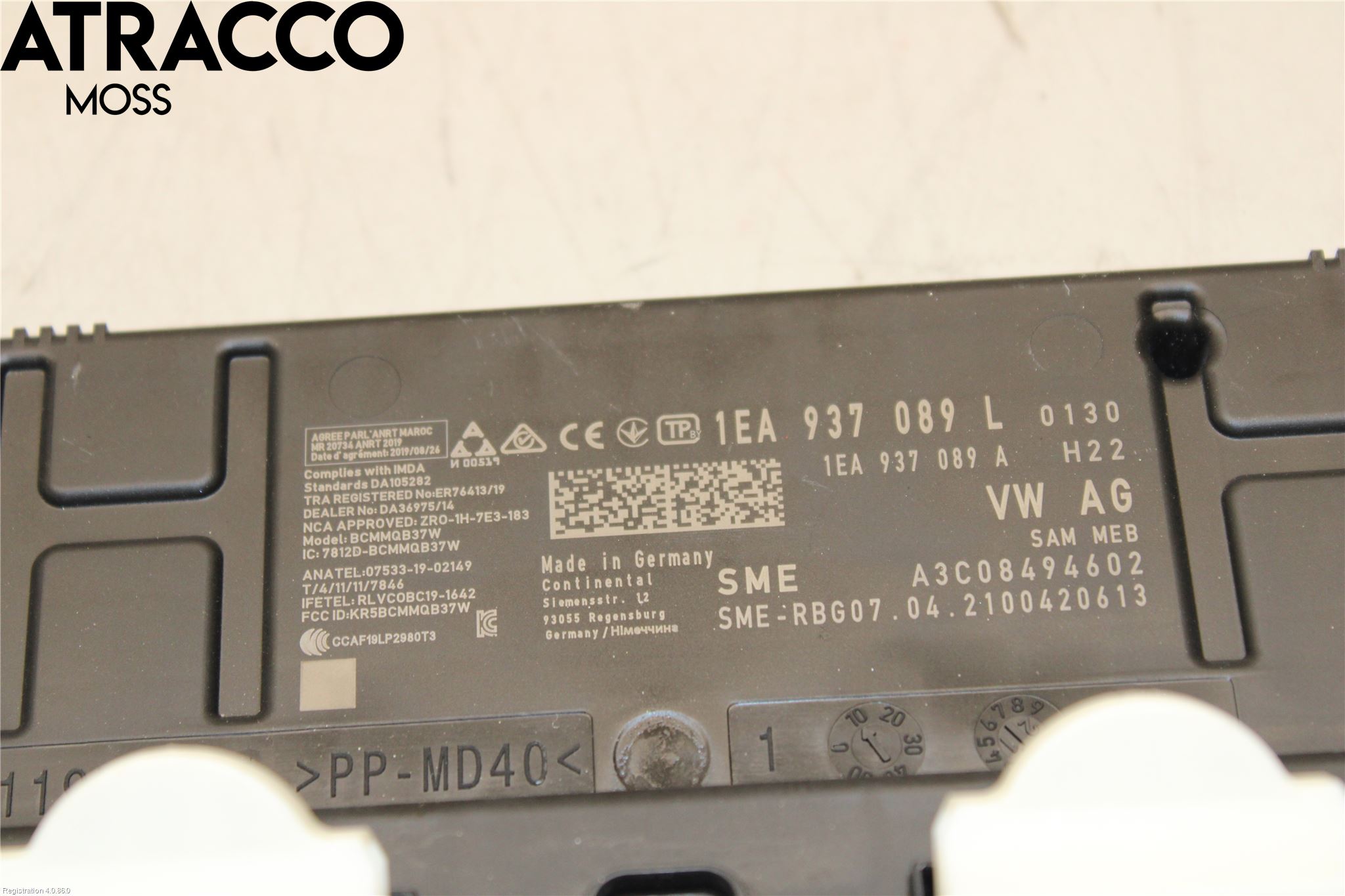 Skoda ENYAQ iV 21- Styreenhet Klima