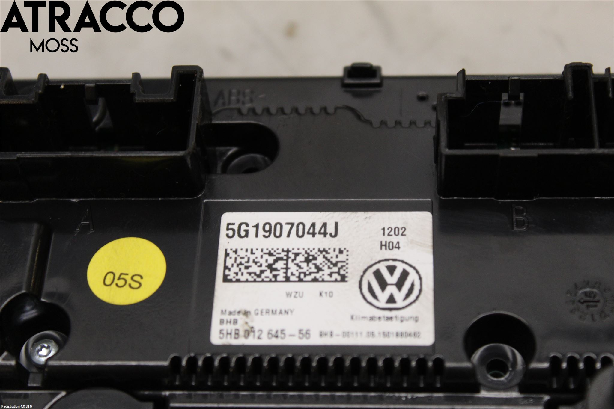 Volkswagen VW PASSAT 15-19 Varme Ac Betjening-Display