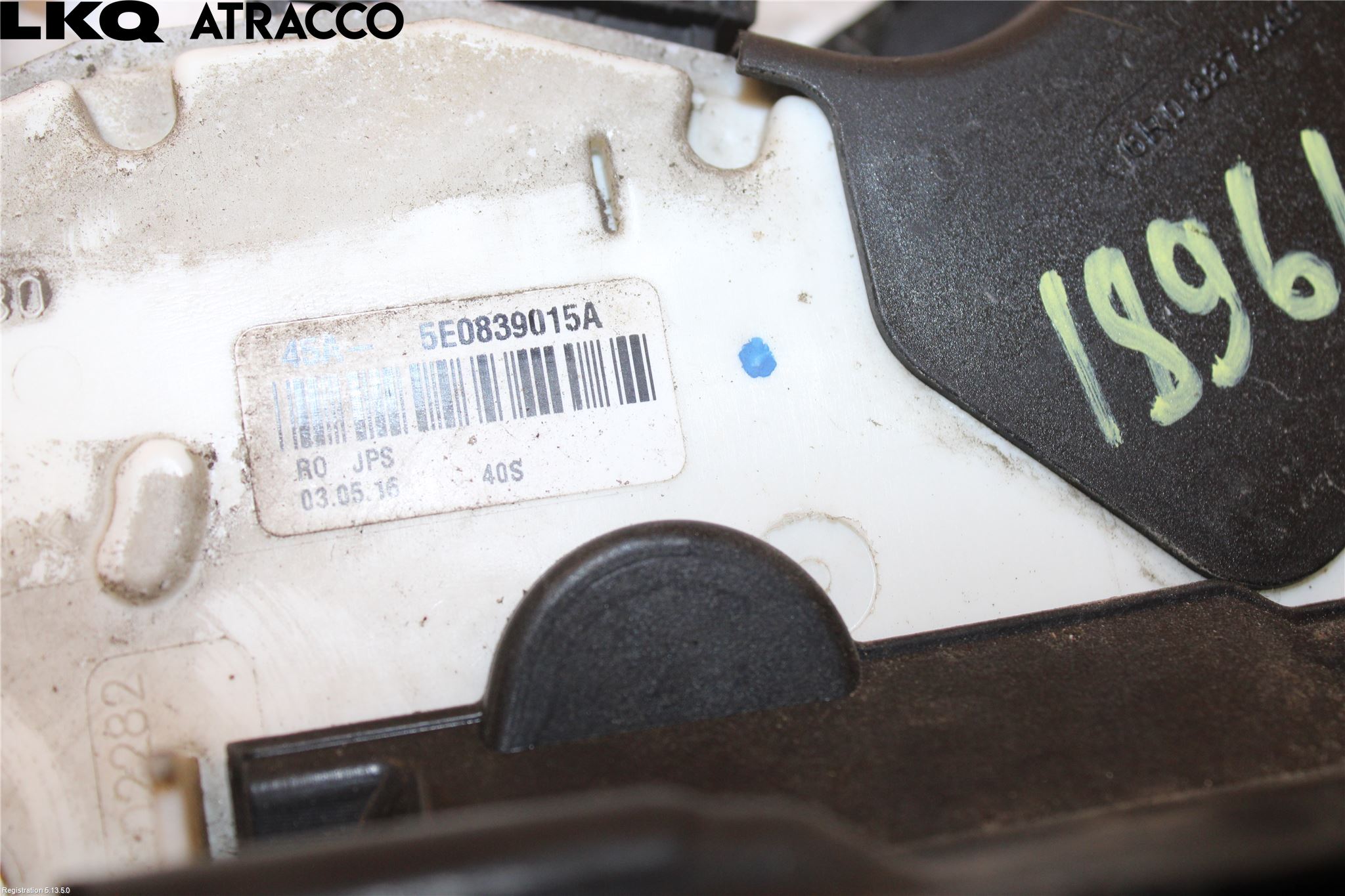 Volkswagen VW PASSAT 15-19 Dørlås - Låsekasse