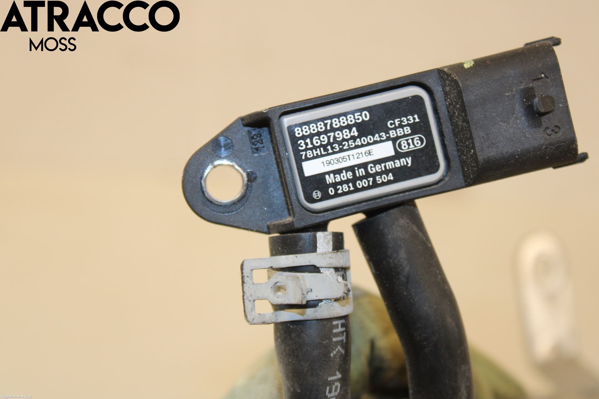 Volvo XC60 18- Sensor Temp-Trykk Avgass