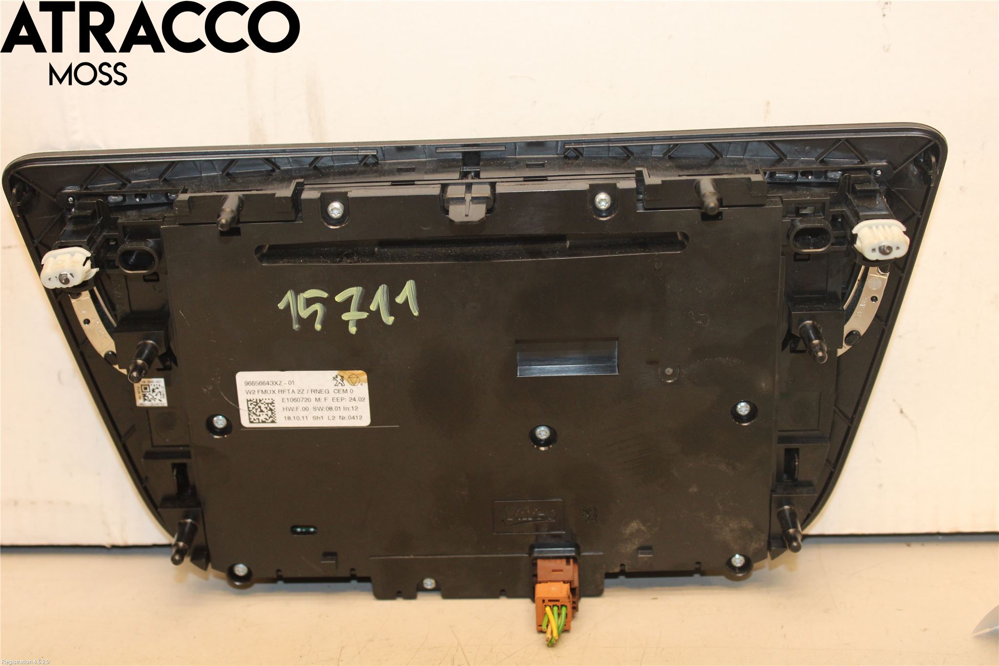 Peugeot 508 11-18 Varme Ac Betjening-Display