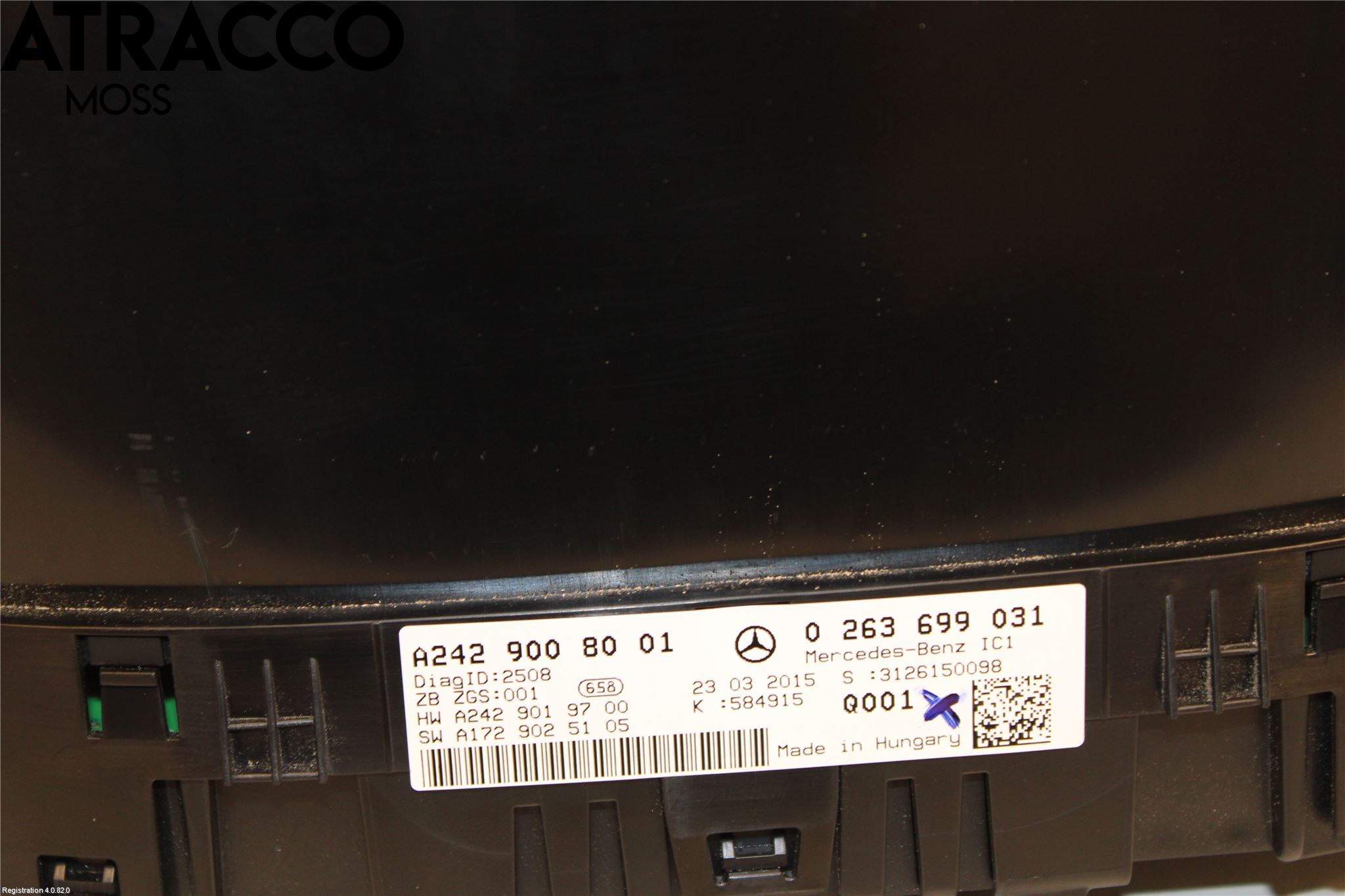 Mercedes-Benz MB B-KLASS (W246/W242) 12-19 Instr Kombinert