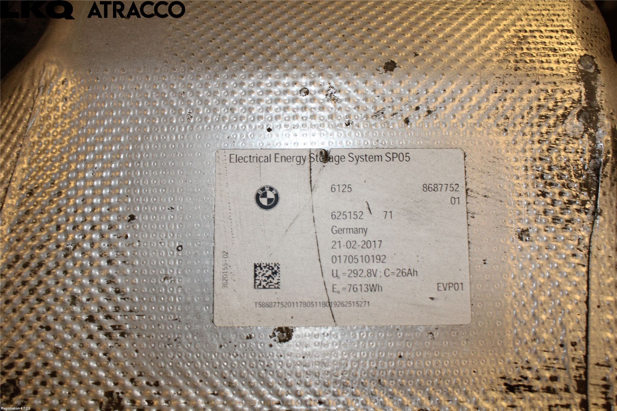 BMW 2 F45 Active Tourer 14-21 Hybrid Batteri