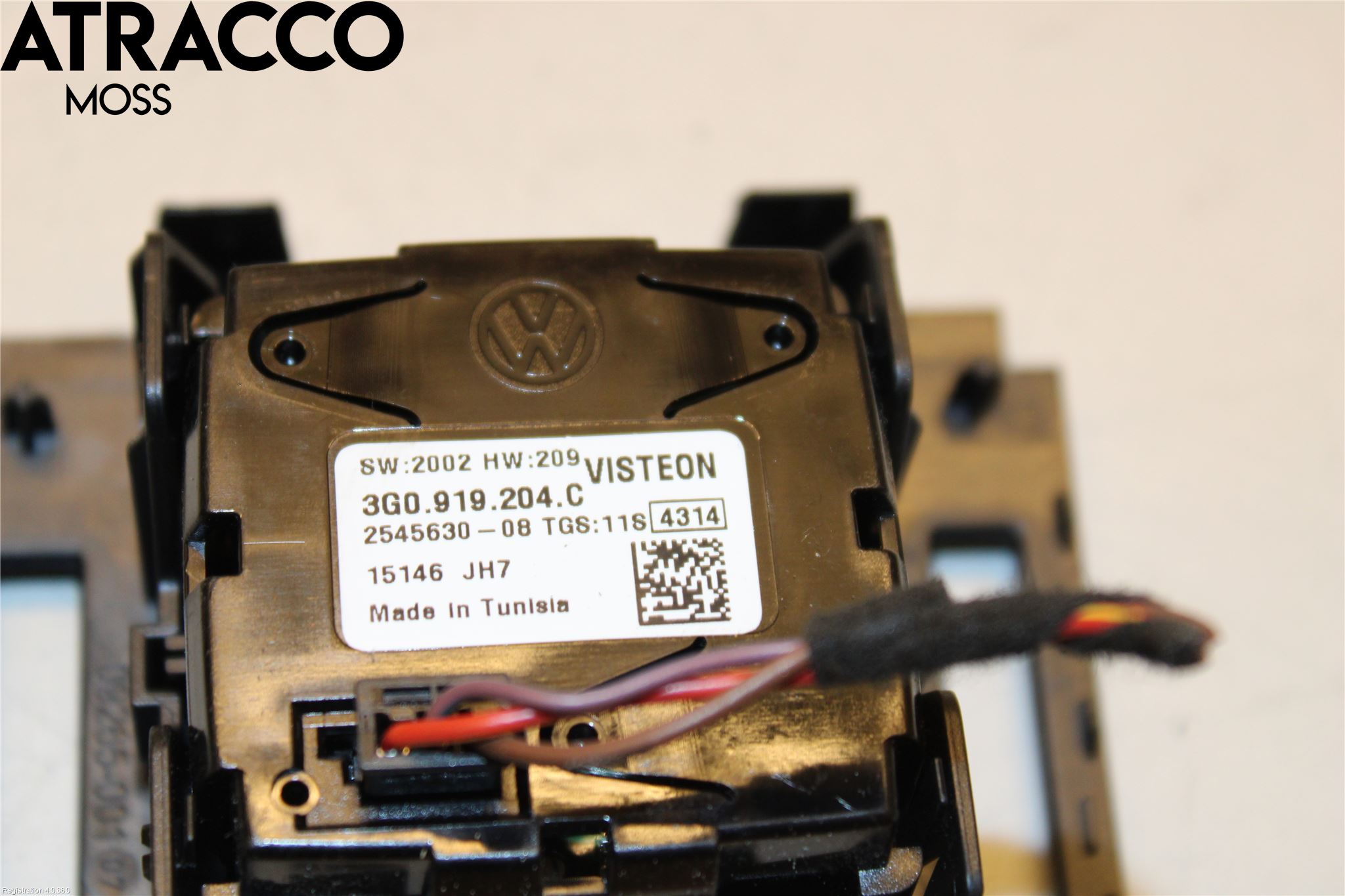 Volkswagen VW PASSAT 15-19 Instr Klokke