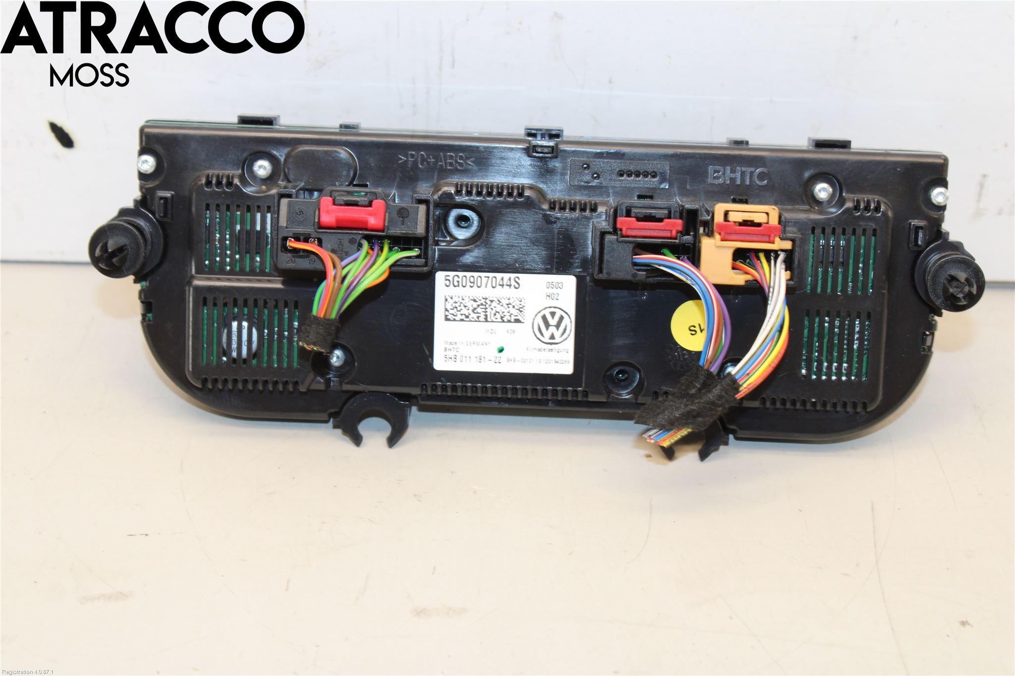 Volkswagen VW GOLF / E-GOLF VII 13-20 Varme Ac Betjening-Display