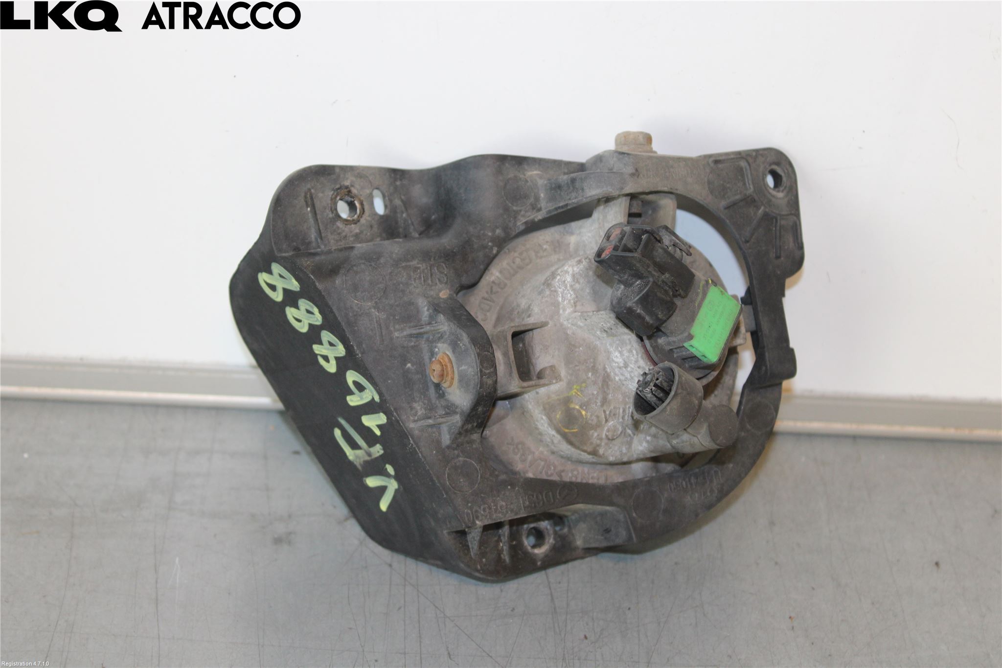 Mazda 2 (DE) 08-15 Frontlykt-Kurve-Tåkelys