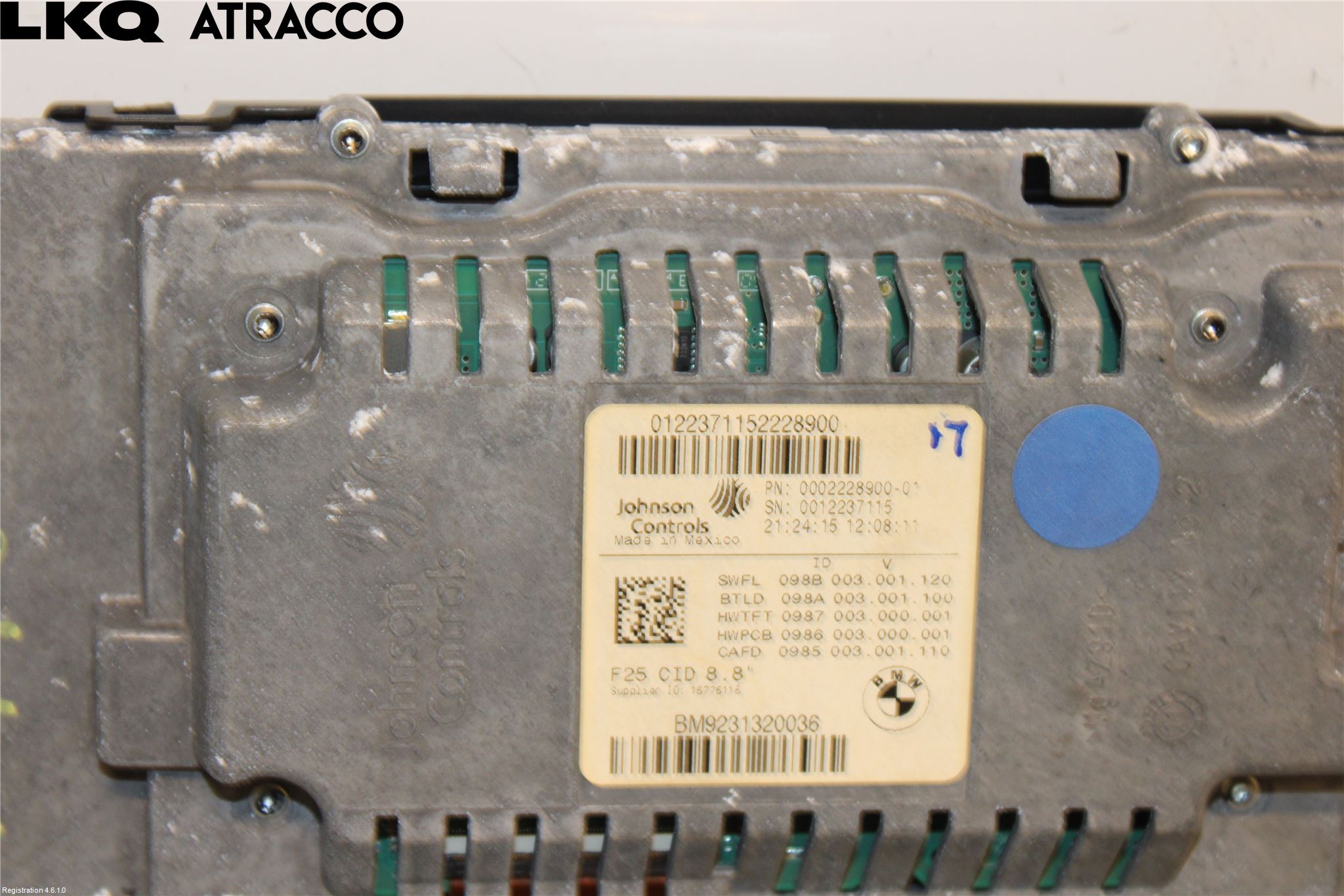 BMW X3 F25 10-17 Multifunktionsdisplay