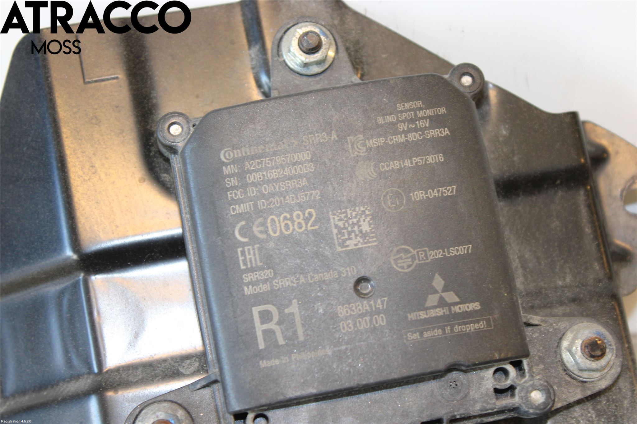 Mitsubishi OUTLANDER 13-21 Sensor Kollisjonsbeskyttelse