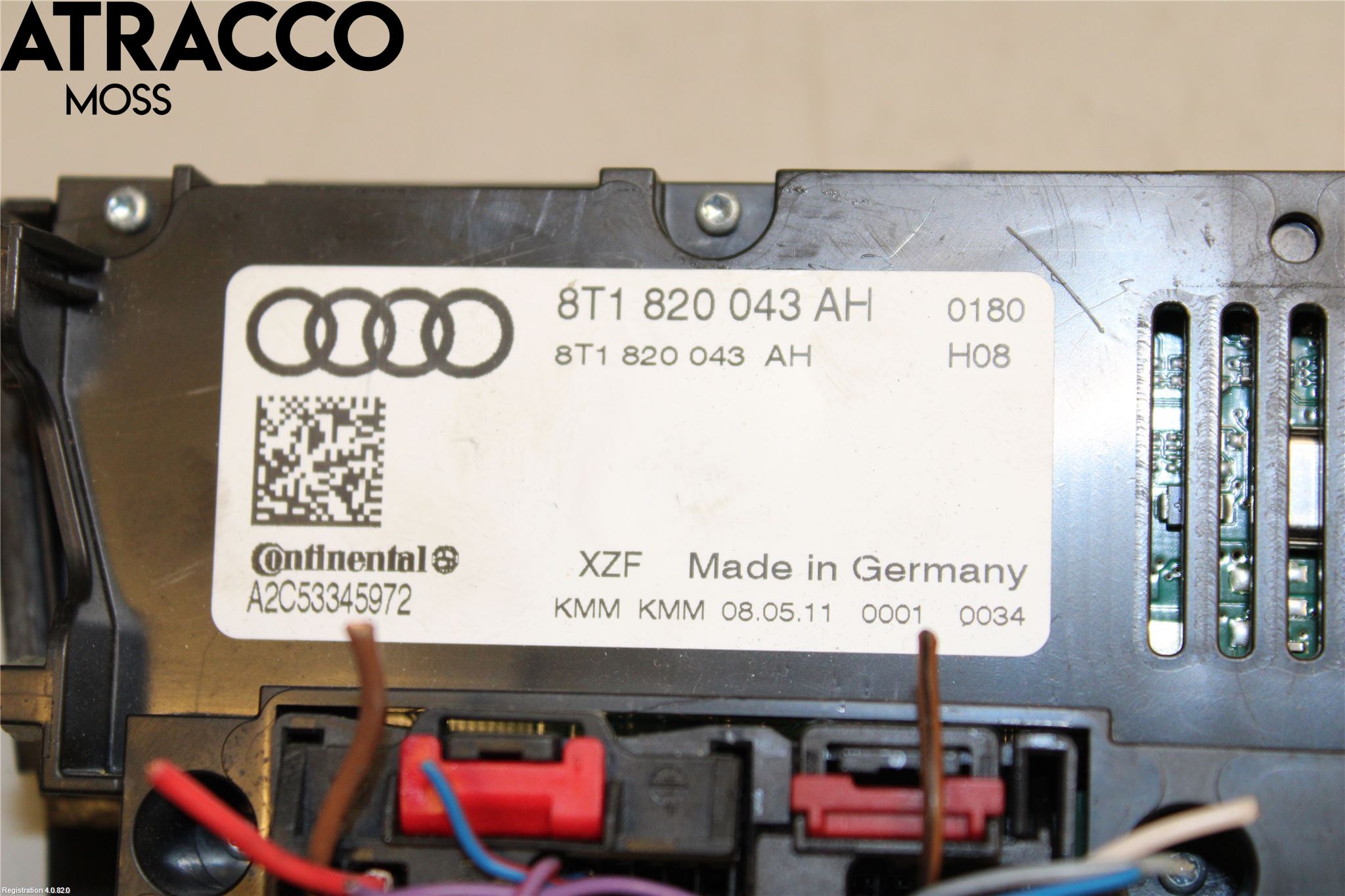 Audi Q5 09-16 Varme Ac Betjening-Display