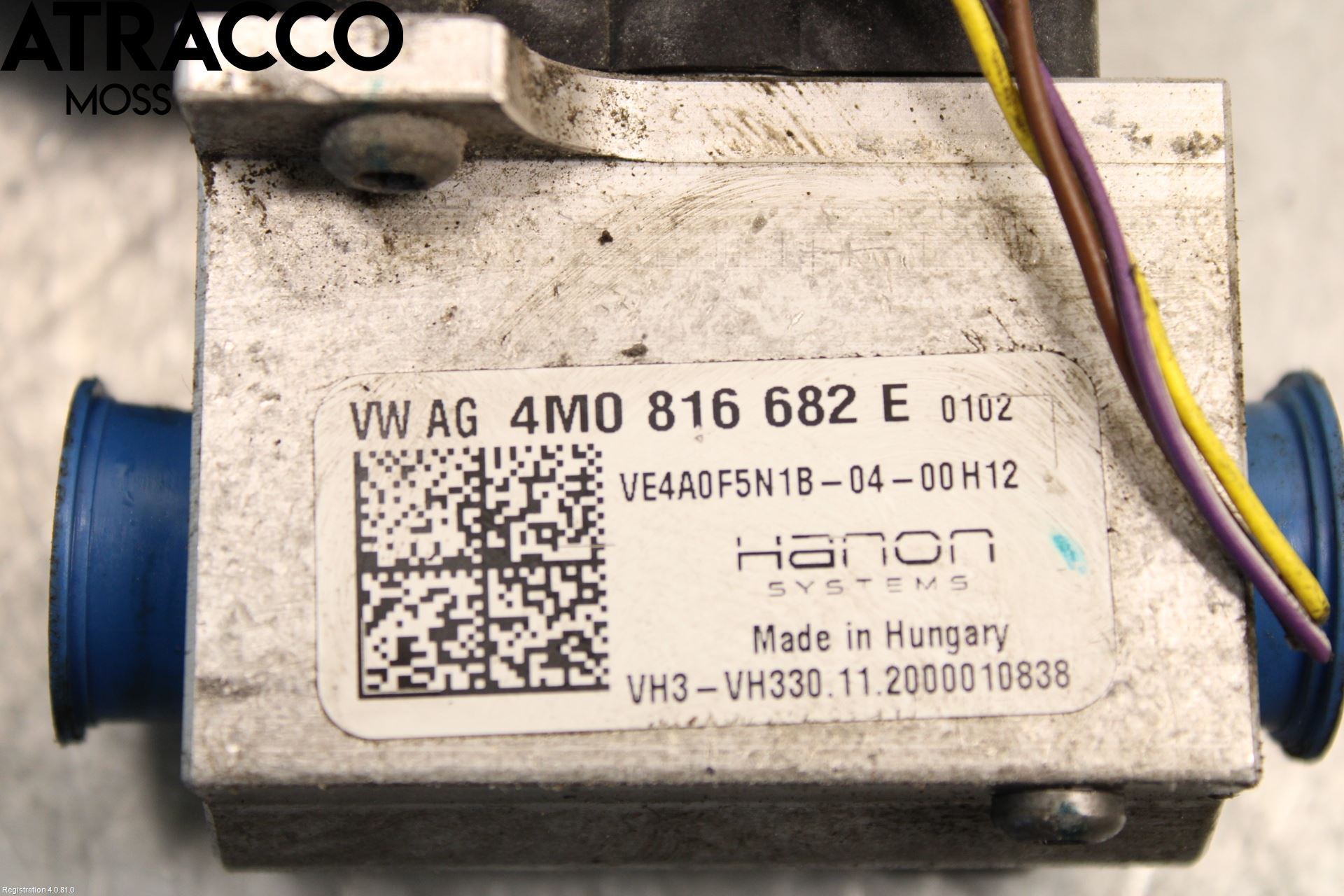 Audi E-TRON, S GE 19- Varmeventil