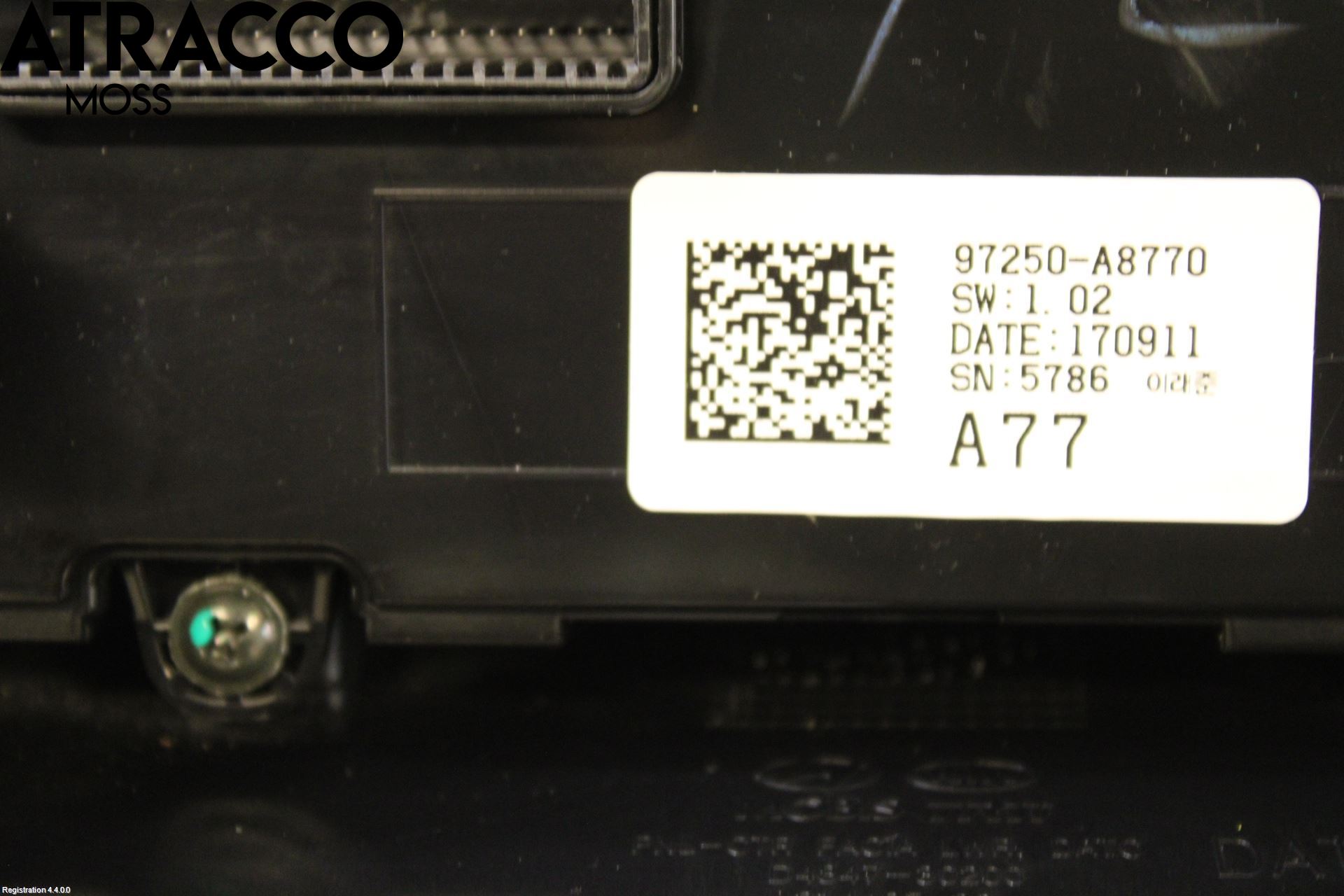 Kia OPTIMA 16-20 Varme Ac Betjening-Display