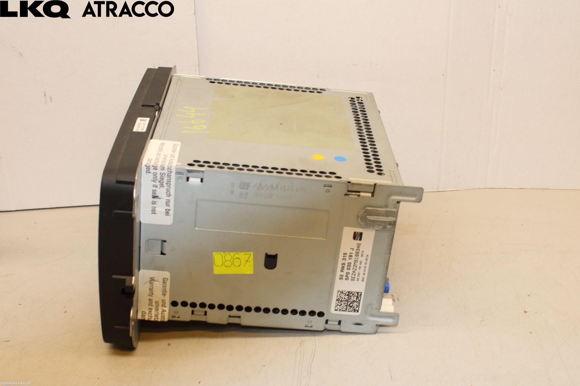 Volkswagen VW GOLF VI 09-13 Stereo Radio Med Cd