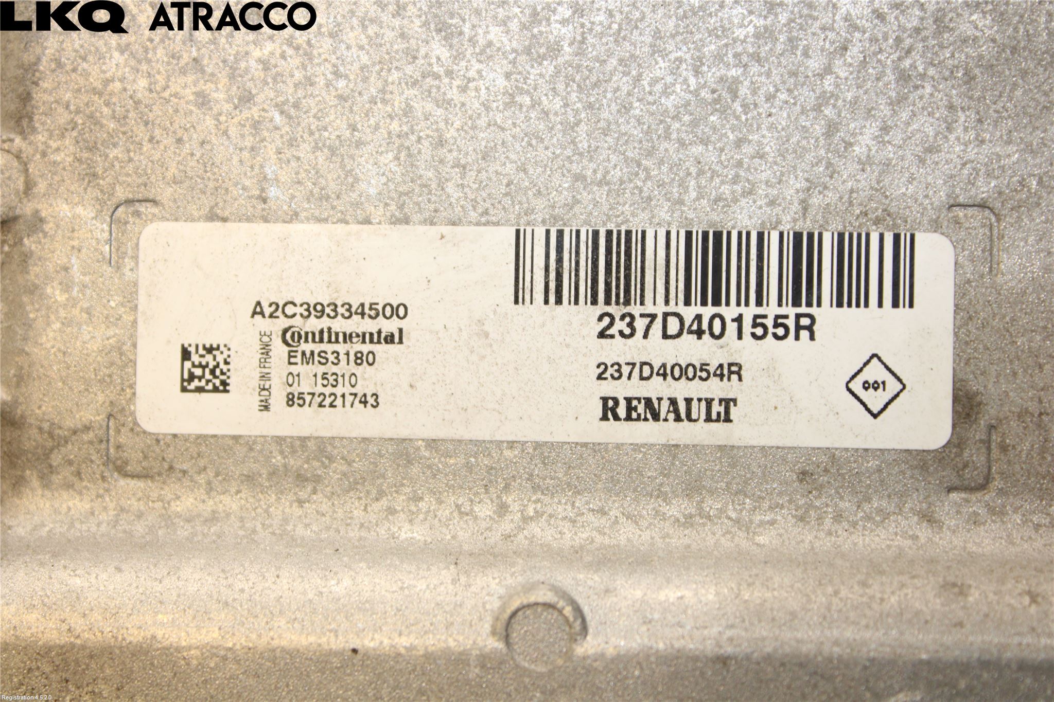 Renault ZOE/E-TECH 13- Styreenhet Innsprøytning