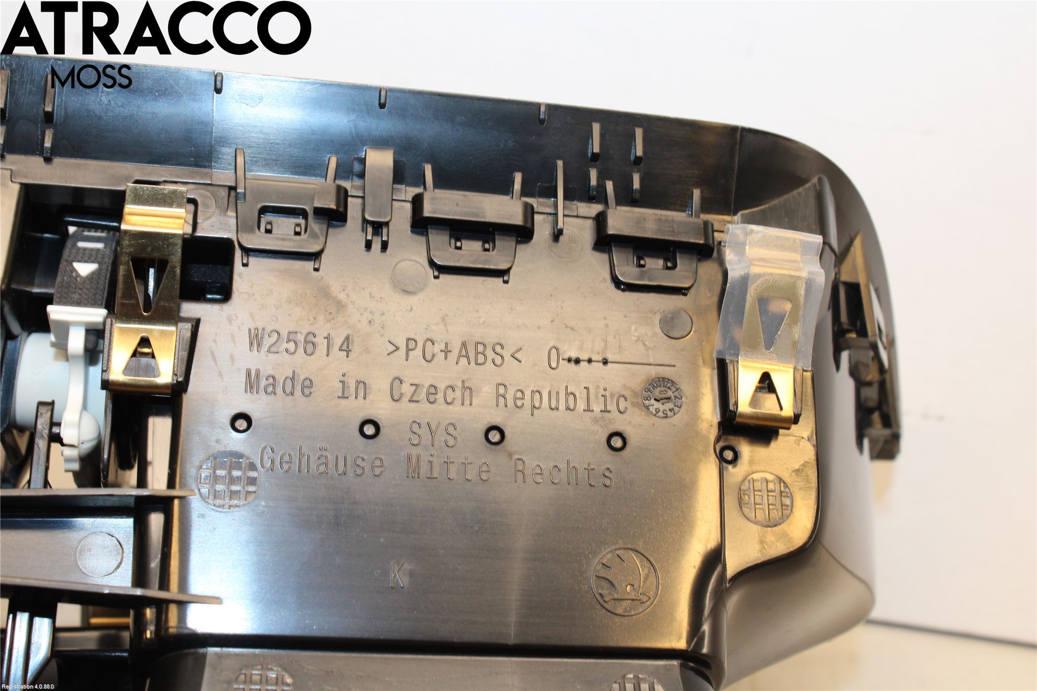 Skoda RAPID Dashbord Kanal - Dyse