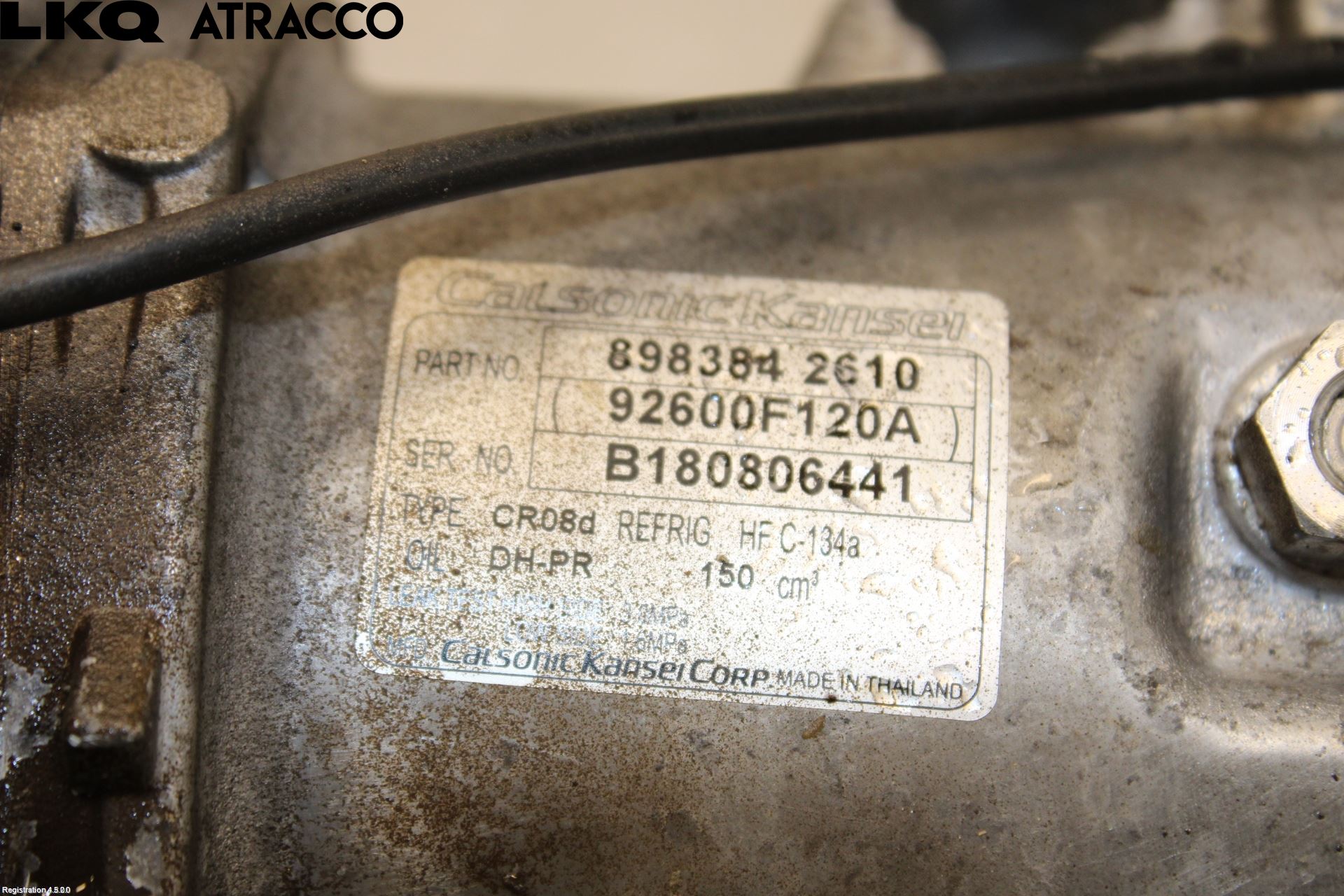 Isuzu D-MAX Varme Ac Kompressor