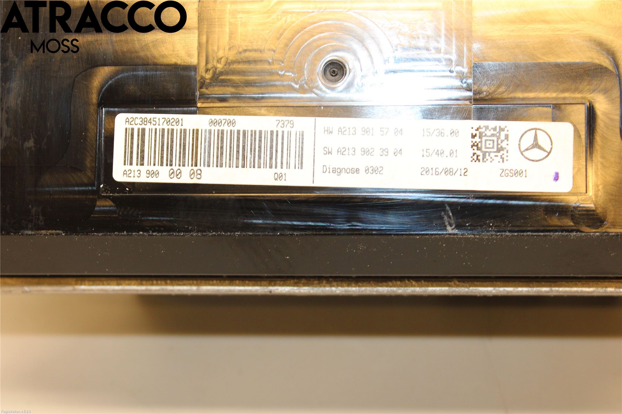 Mercedes-Benz MB E-KLASS (W213) 16-23 Instr Skjerm Dvd-Gps-Ac-Tlf