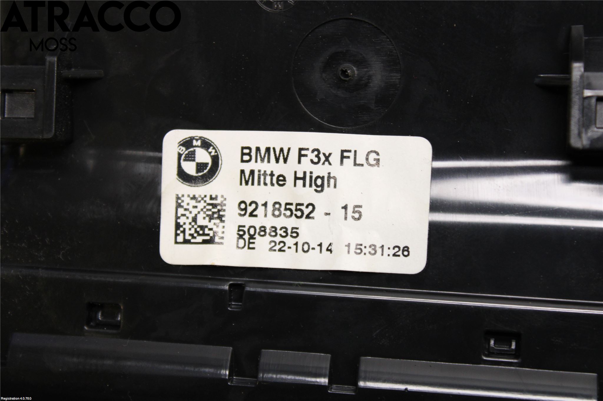 BMW 3 F30/F31/F80 12-19 Dashbord Kanal - Dyse