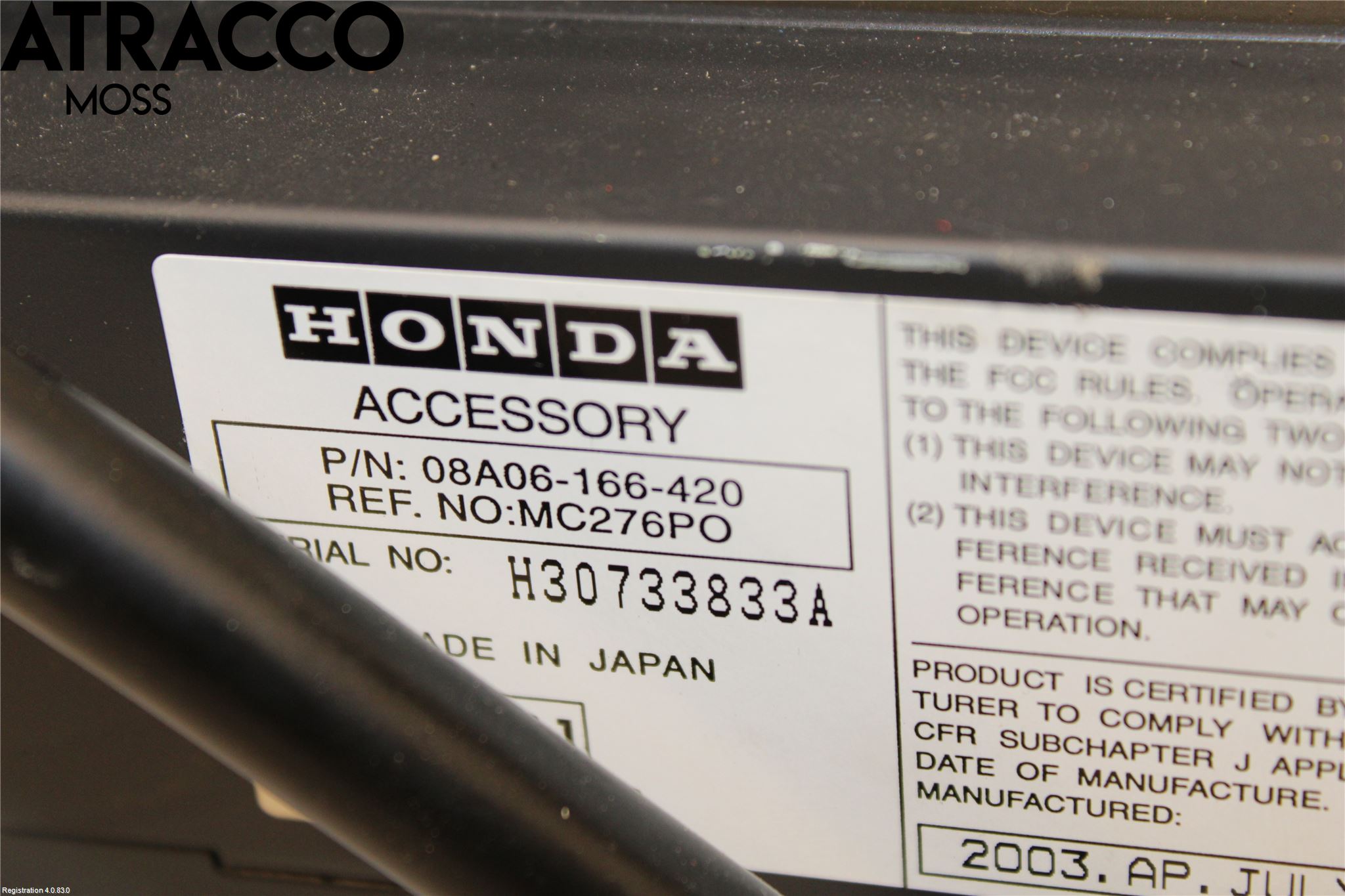 Honda S2000 Stereo Radio Øvrig