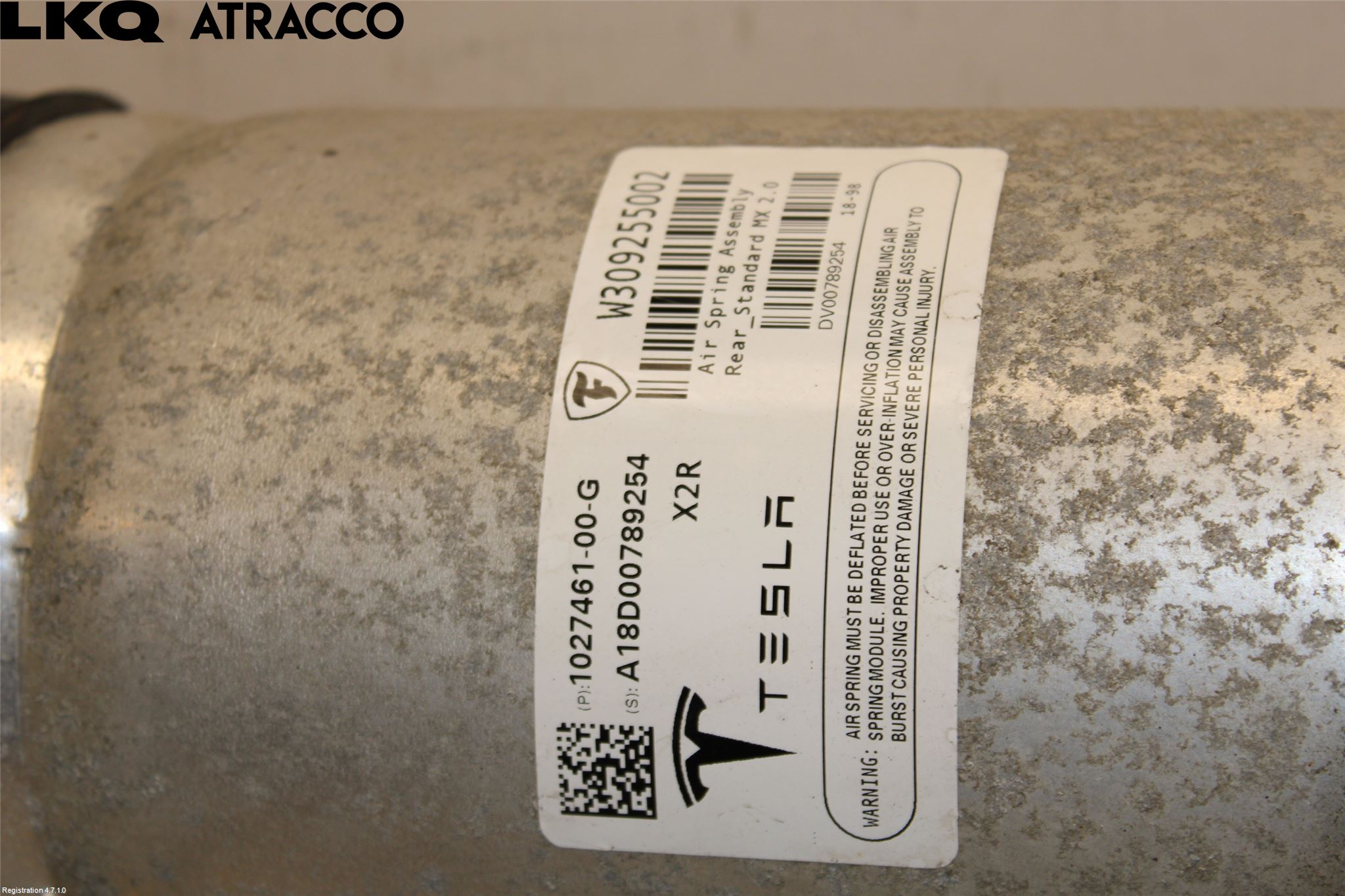 Tesla MODEL X 16- Fjærbein Bak Venstre