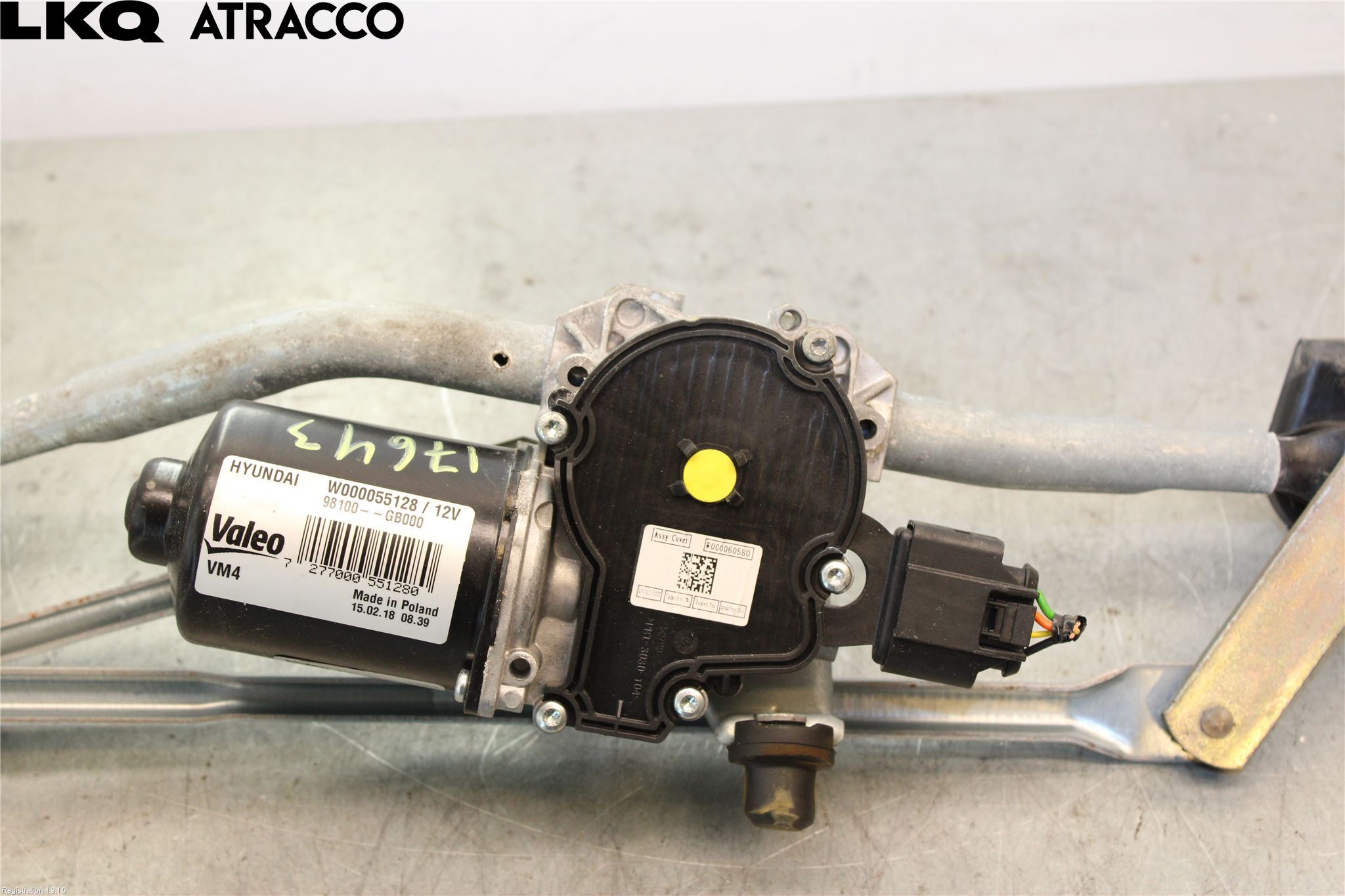 Hyundai i20 GB 15-20 Viskermotor Frontrute