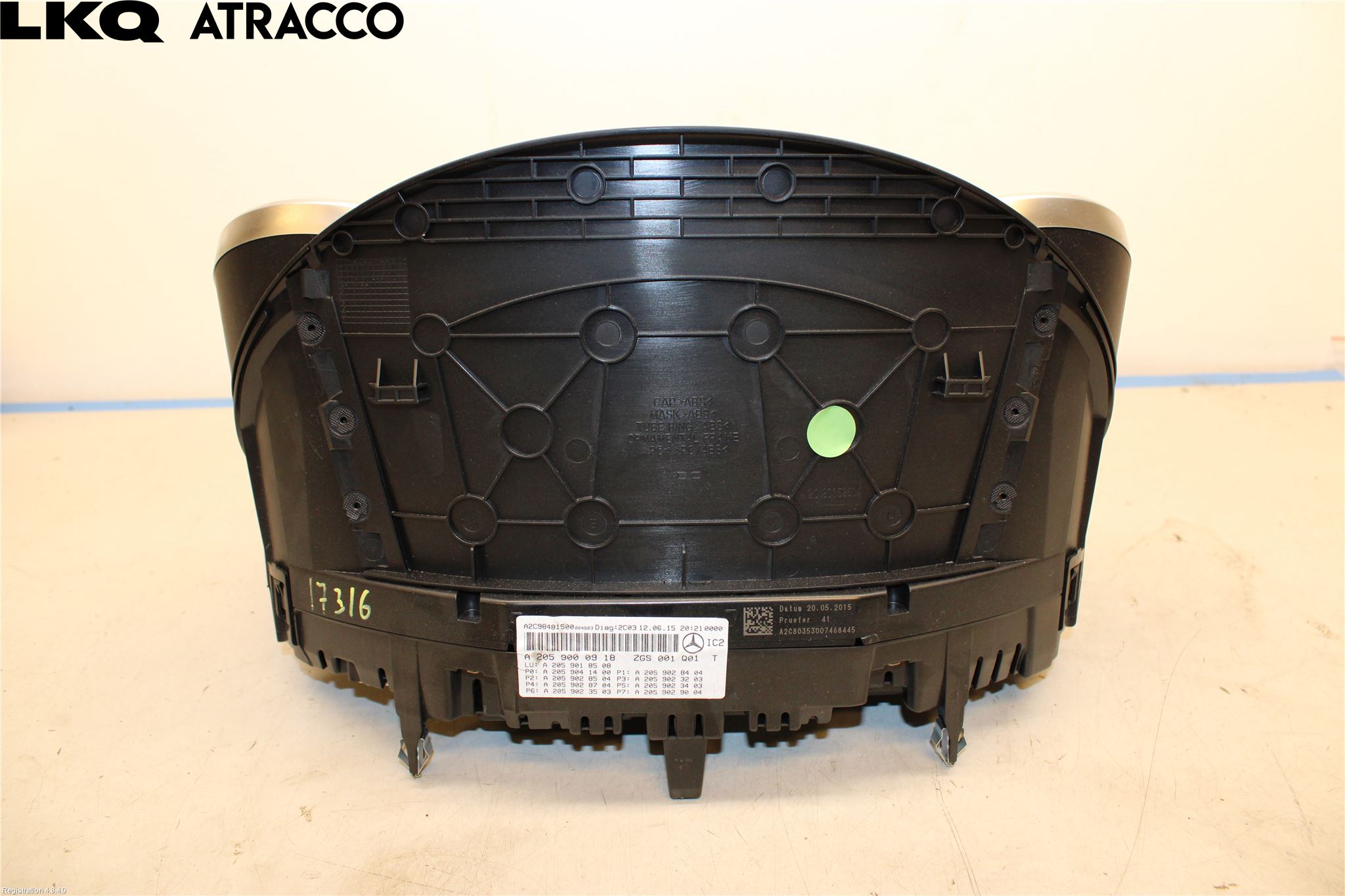 Mercedes-Benz MB C-KLASS (W205) 14-21 Instrument Ramme