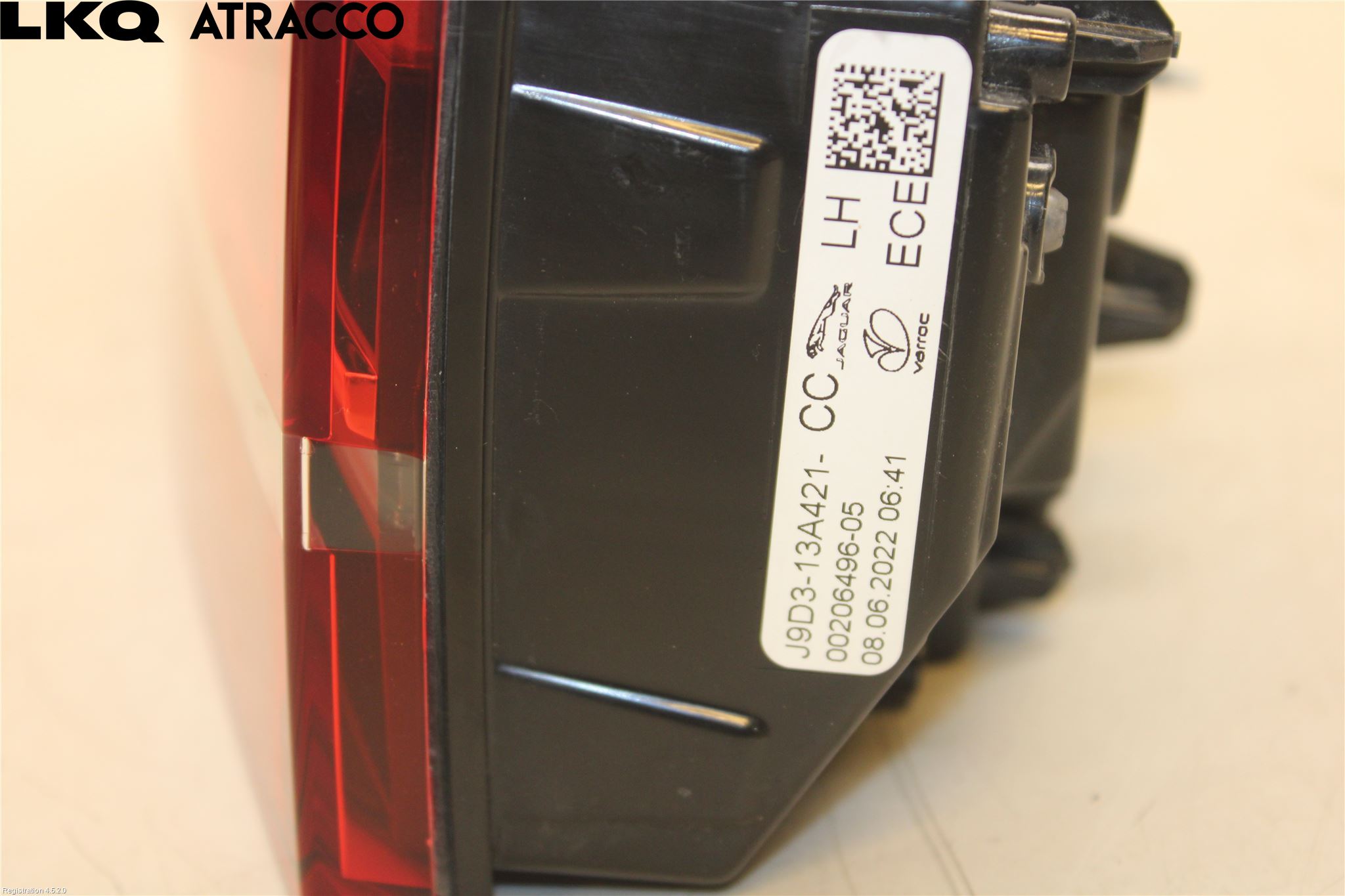 Jaguar I-PACE 18- Baklykt Venstre  På Luke(Indre