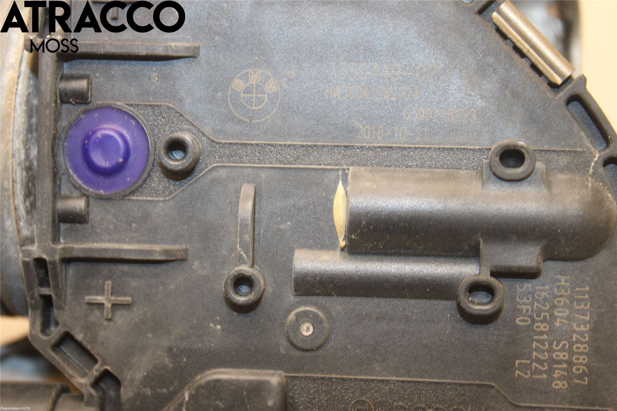 BMW i3 I01 13-22 Viskermotor Frontrute