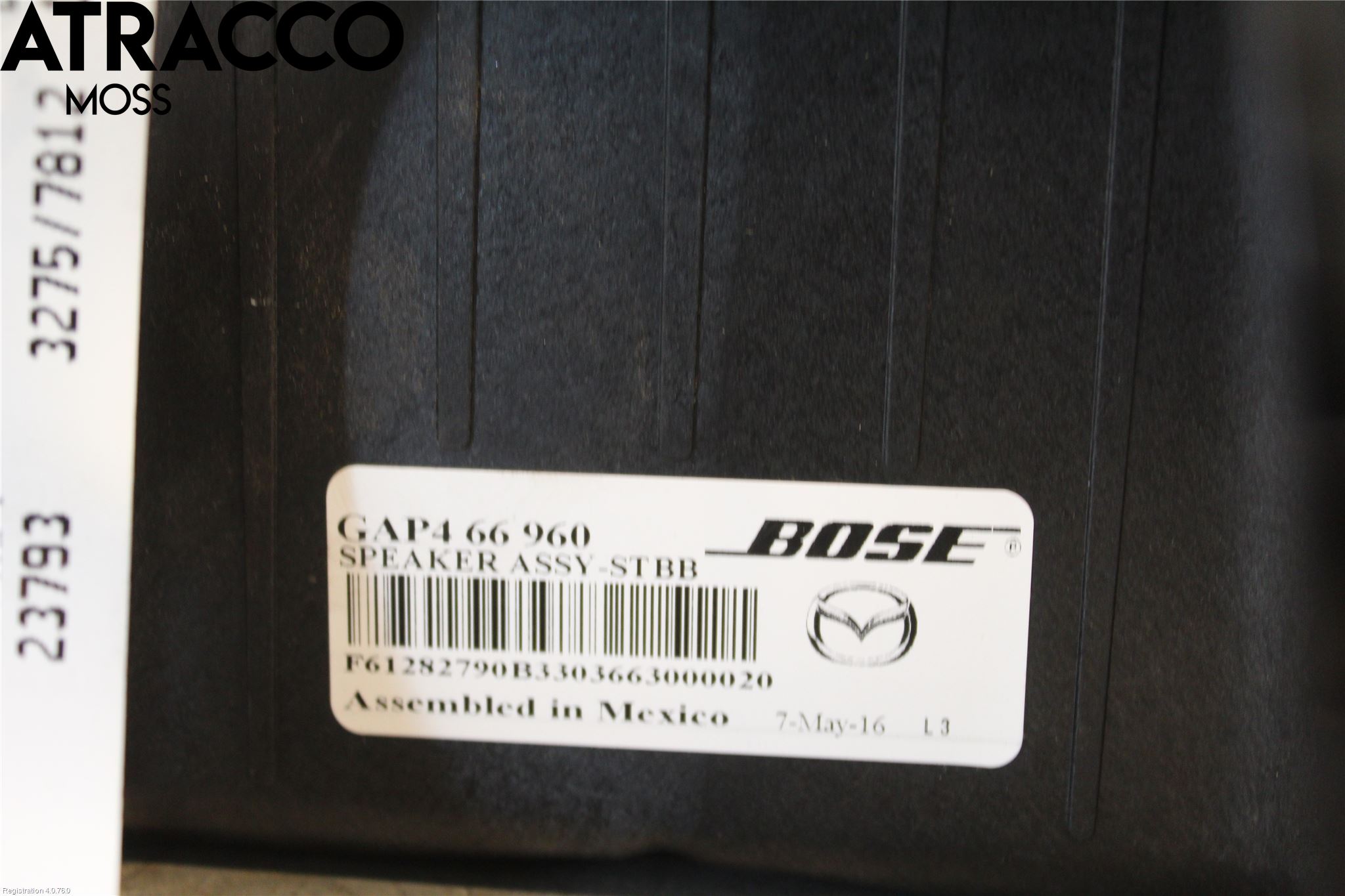 Mazda CX-3 Innr Høyttaler