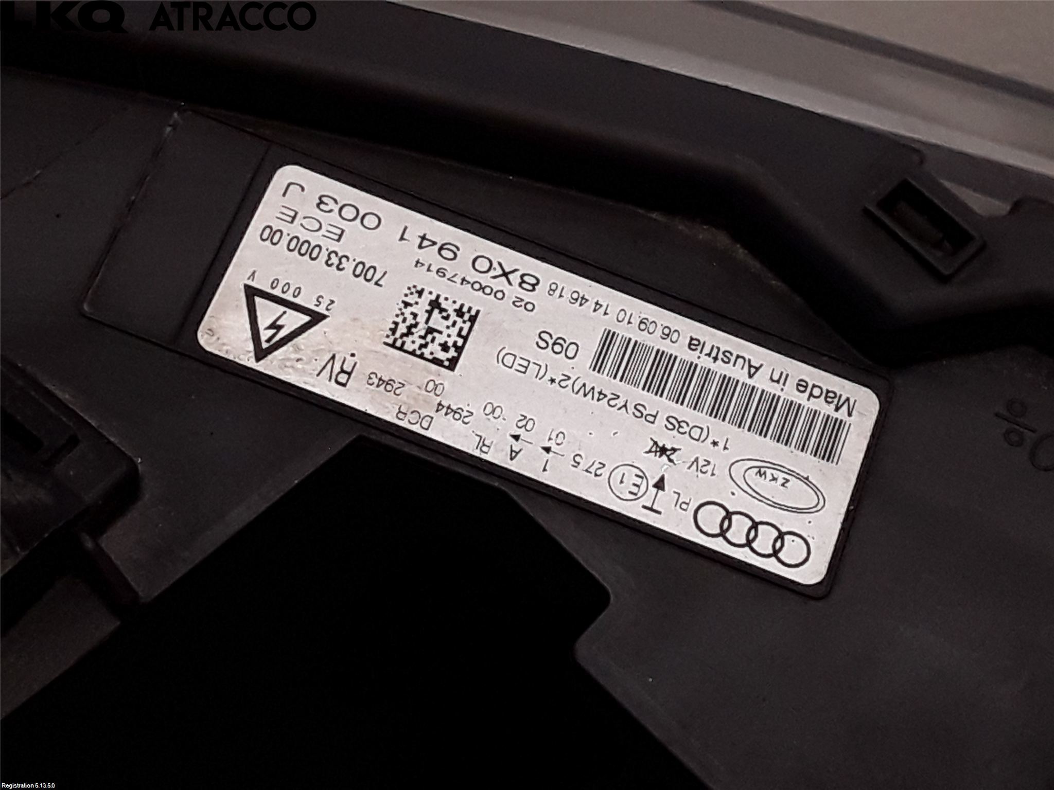 Audi A1/S1 11-18 Frontlykt Venstre