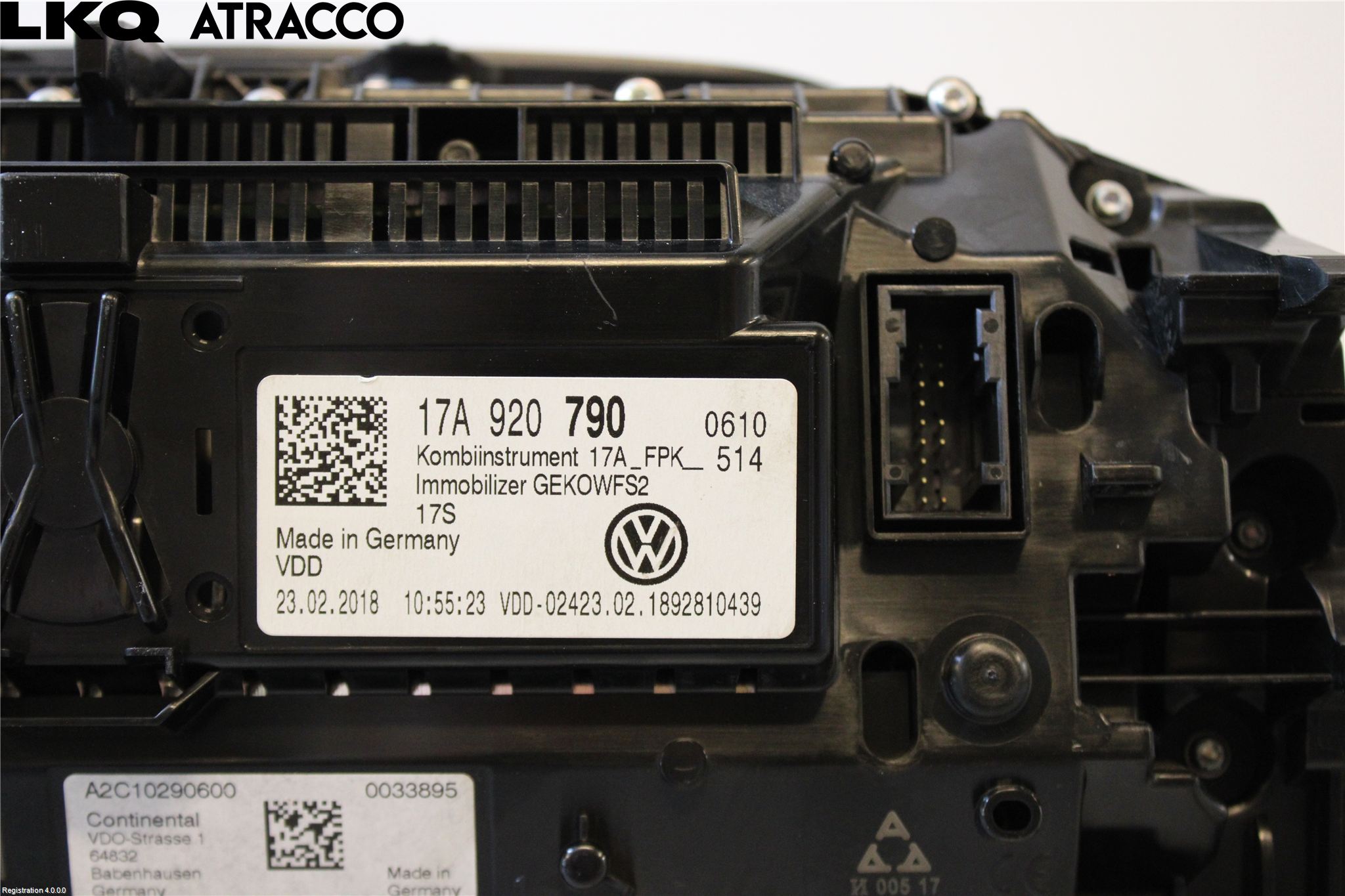 Volkswagen VW T-ROC 18- Instr Speedometer