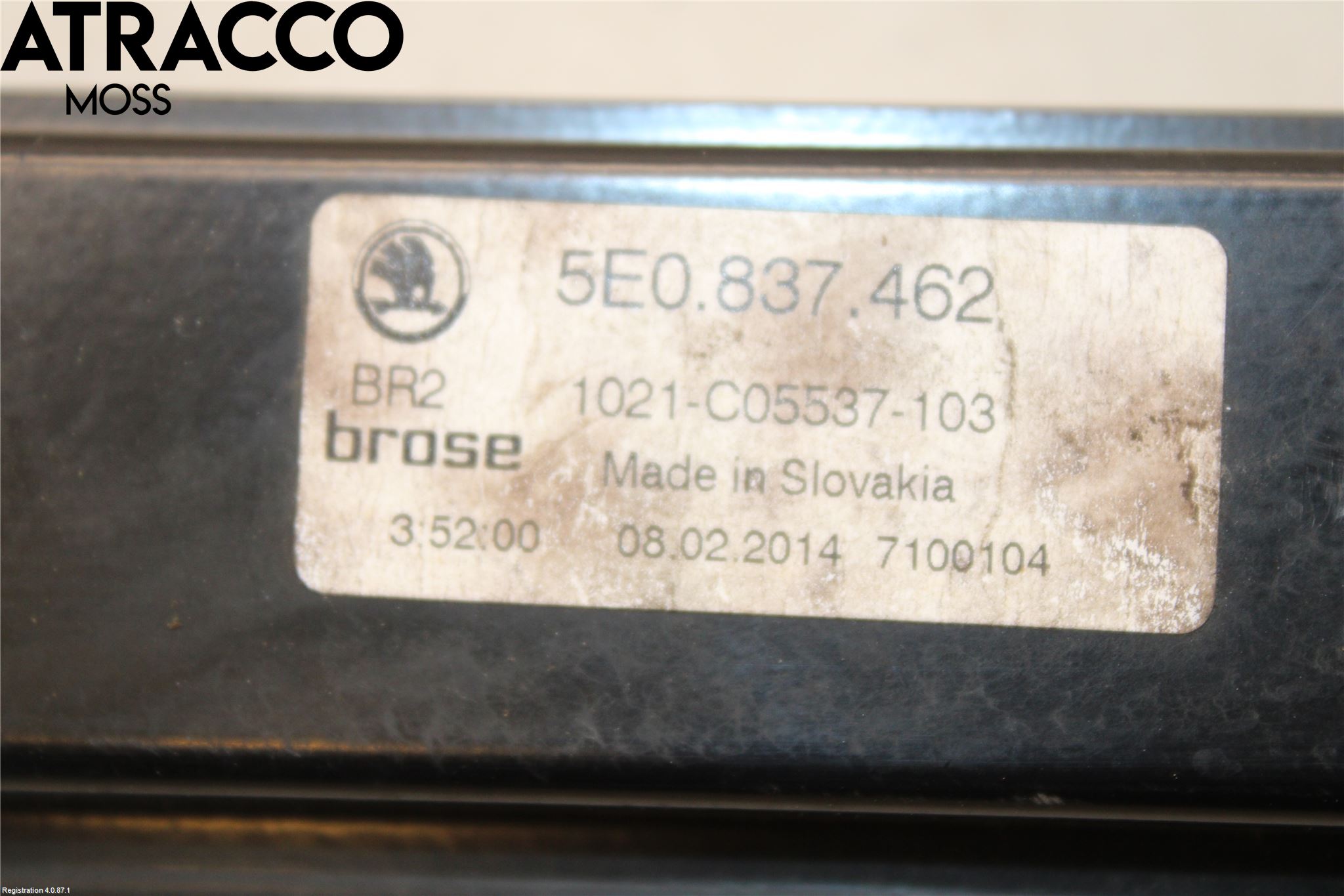 Volkswagen VW GOLF PLUS/CROSS GOLF 04-14 Vindusheis