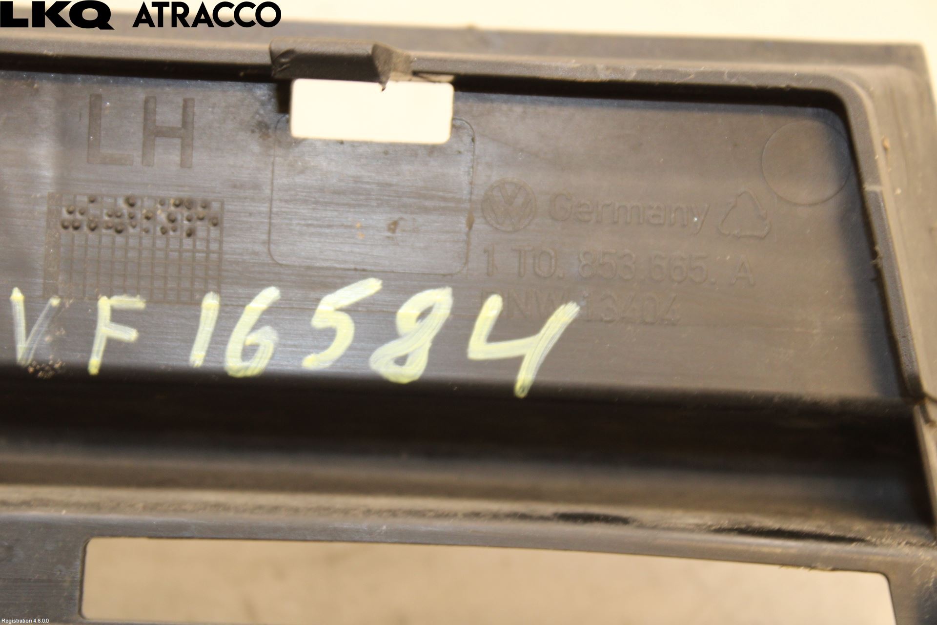 Volkswagen VW TOURAN 03-10 Frontlykt Kurve-Tåkelys Ramme