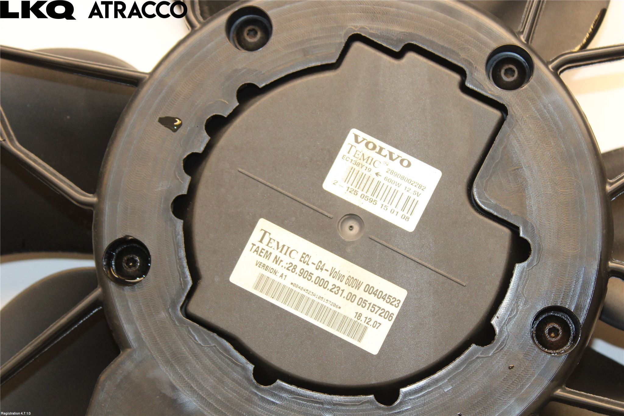 Volvo XC90 07-14 Kjølevifte Elektrisk