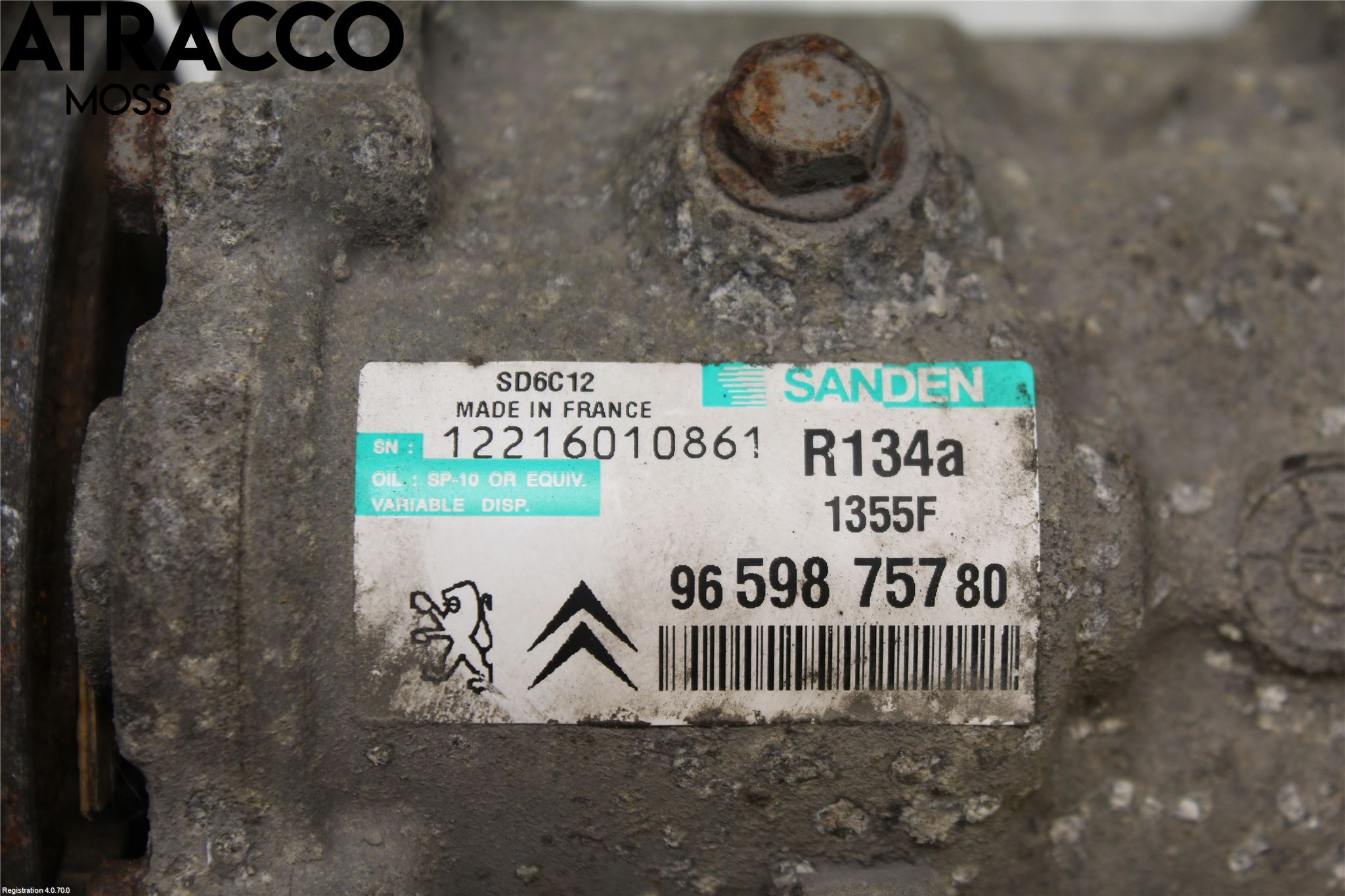 Peugeot 207 Varme Ac Kompressor