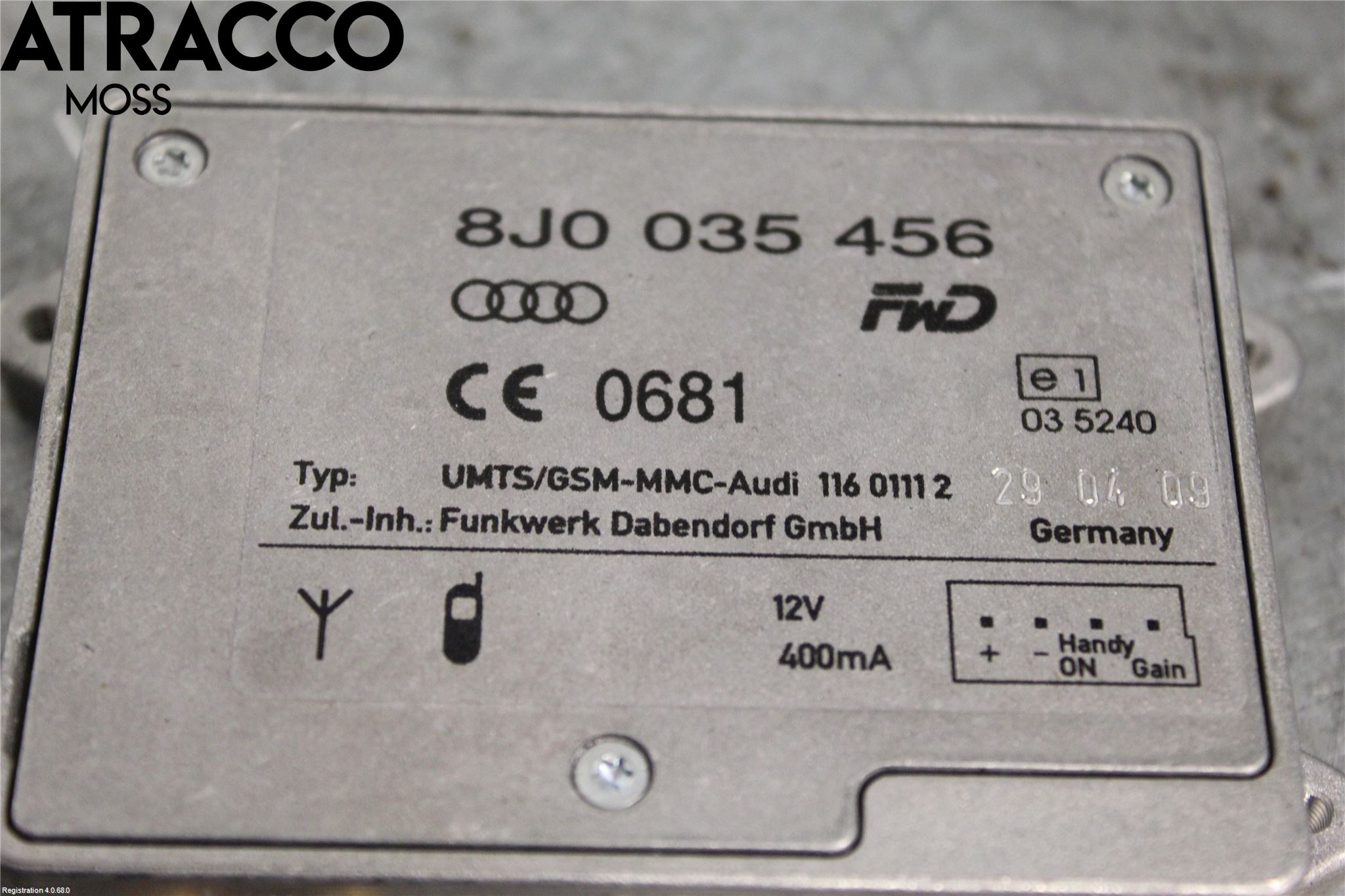 Audi A4/S4 08-11 Styreenhet Øvrig