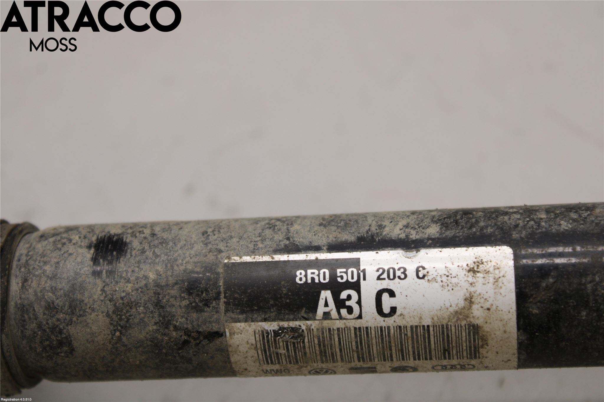 Audi Q5 09-16 Drivaksel Bak Kompl Venstre