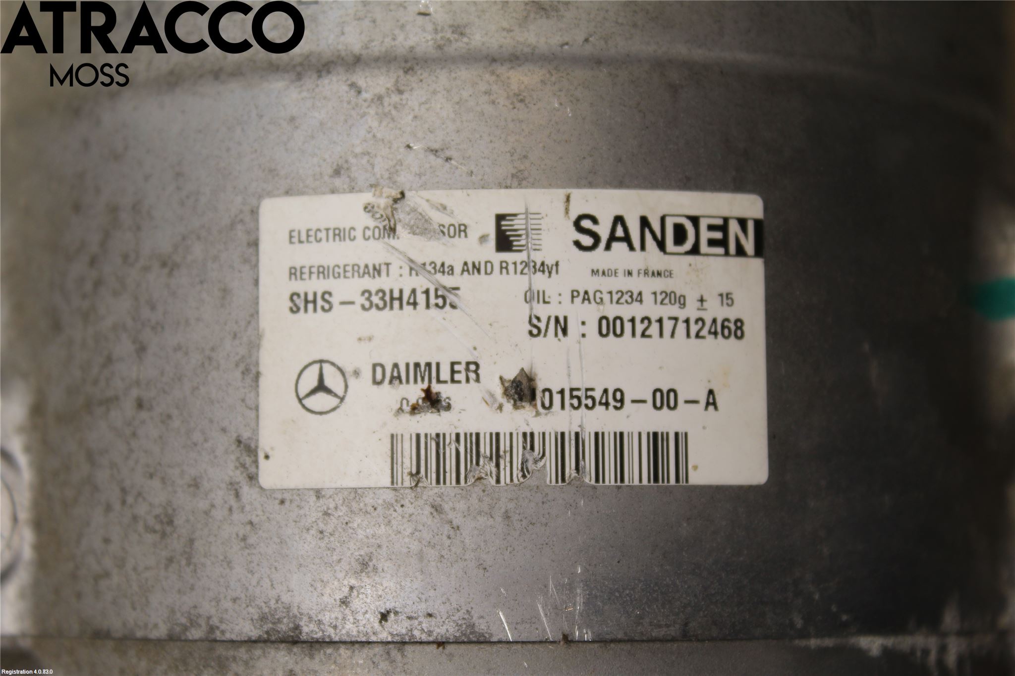 Mercedes-Benz MB B-KLASS (W246/W242) 12-19 Varme Ac Kompressor