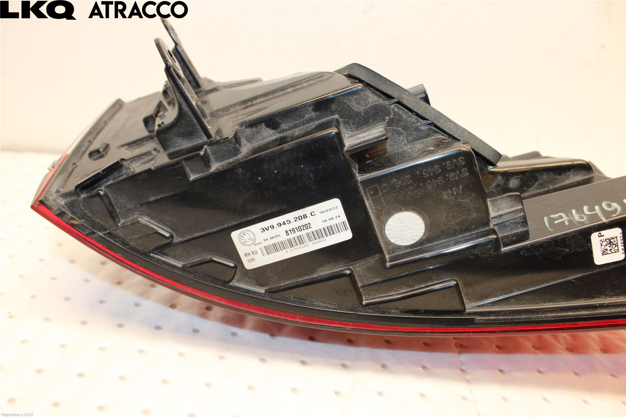 Skoda SUPERB 16-24 Parkeringshjelp Kamera