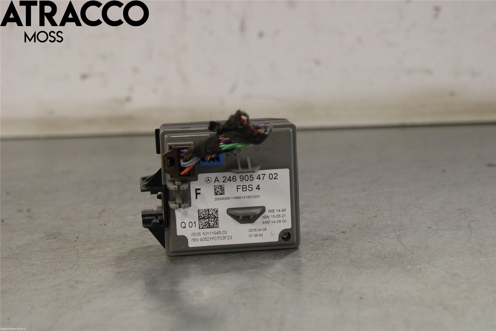 Mercedes-Benz MB B-KLASS (W246/W242) 12-19 Startknapp Personbil