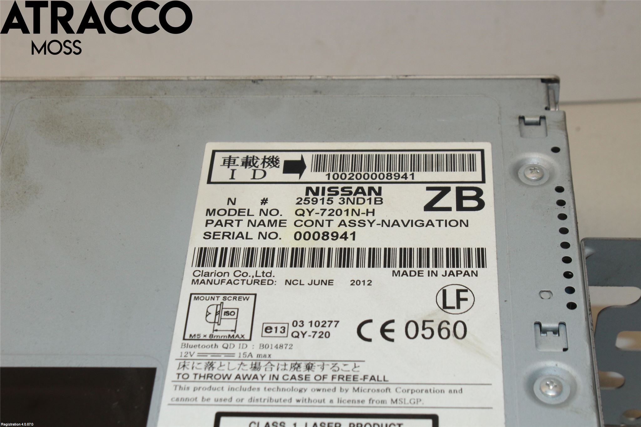 Nissan LEAF 11-17 Stereo Radio