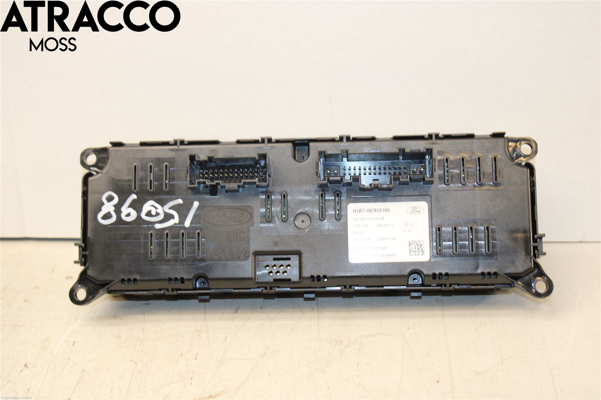 Ford FIESTA (VII) 18-23 Varme Ac Betjening-Display