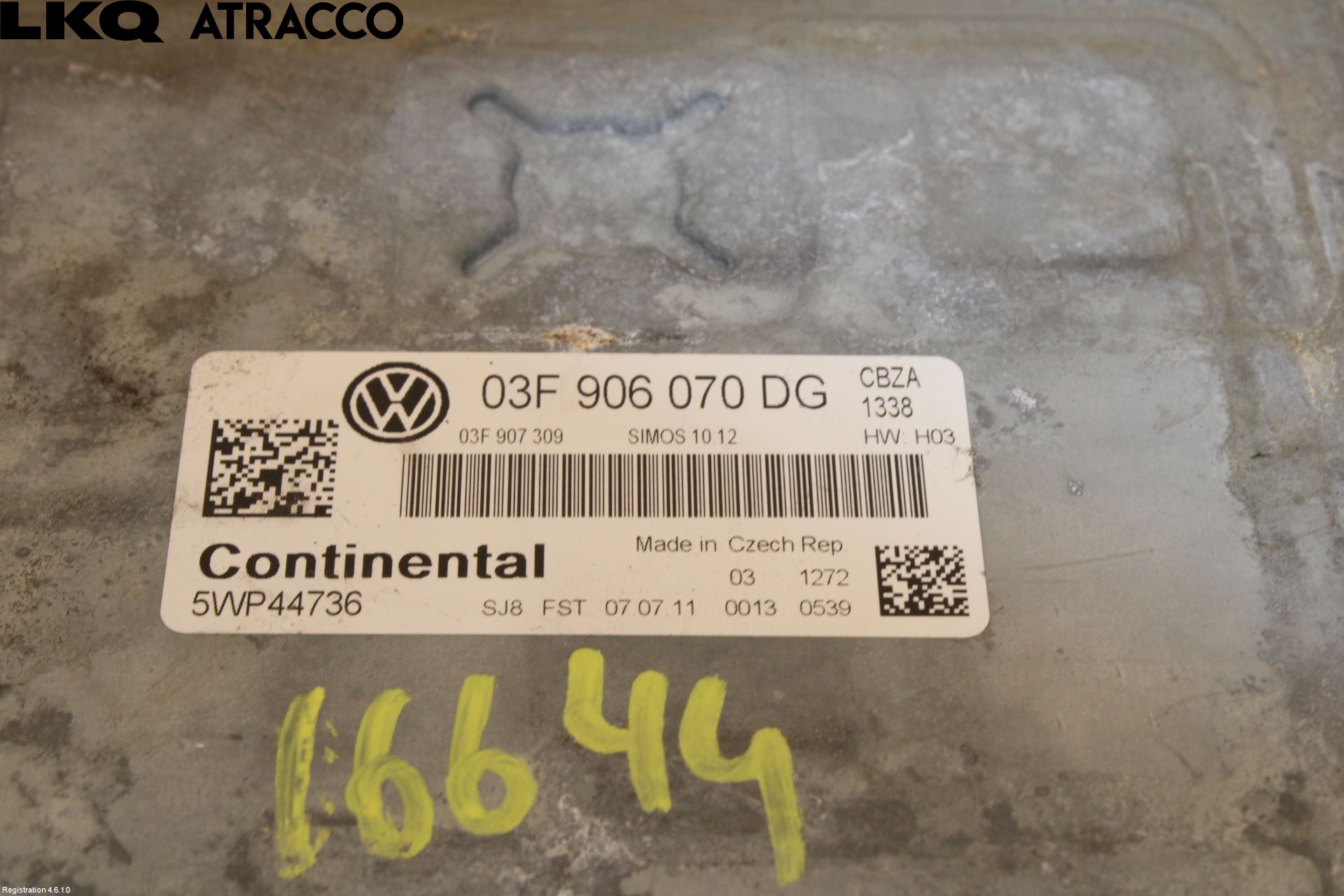 Volkswagen VW GOLF VI 09-13 Styreenhet Innsprøytning