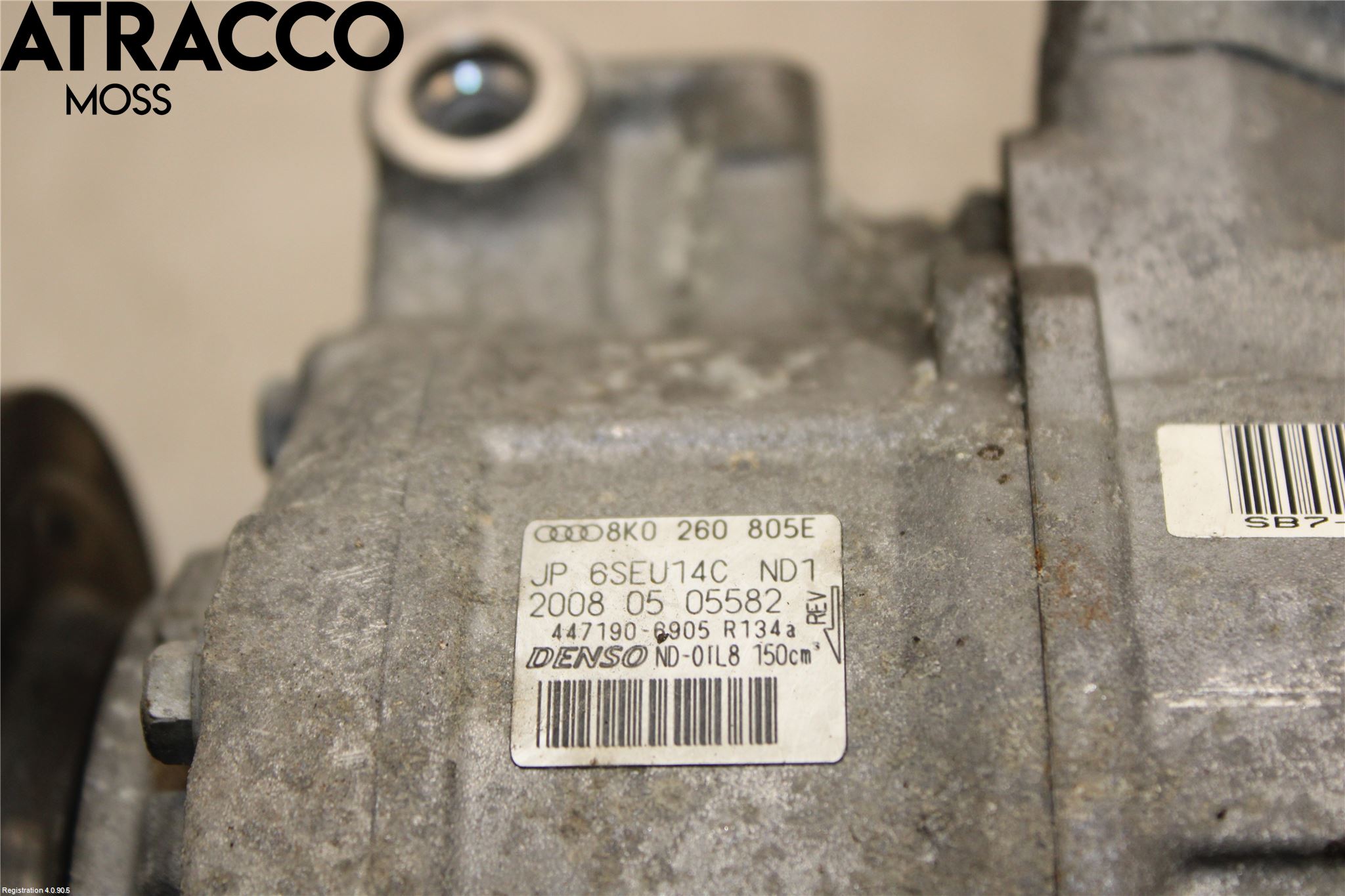 Audi A4/S4 08-11 Varme Ac Kompressor