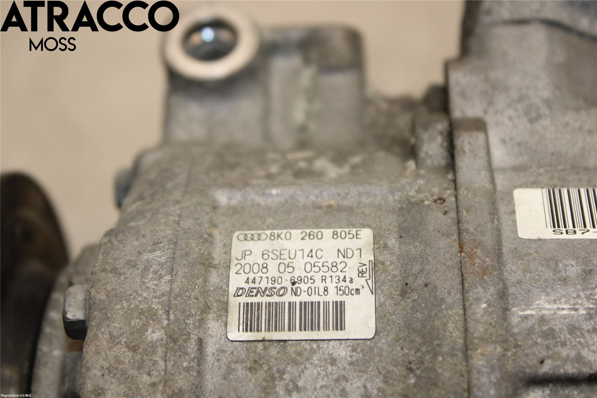 Audi A4/S4 08-11 Varme Ac Kompressor