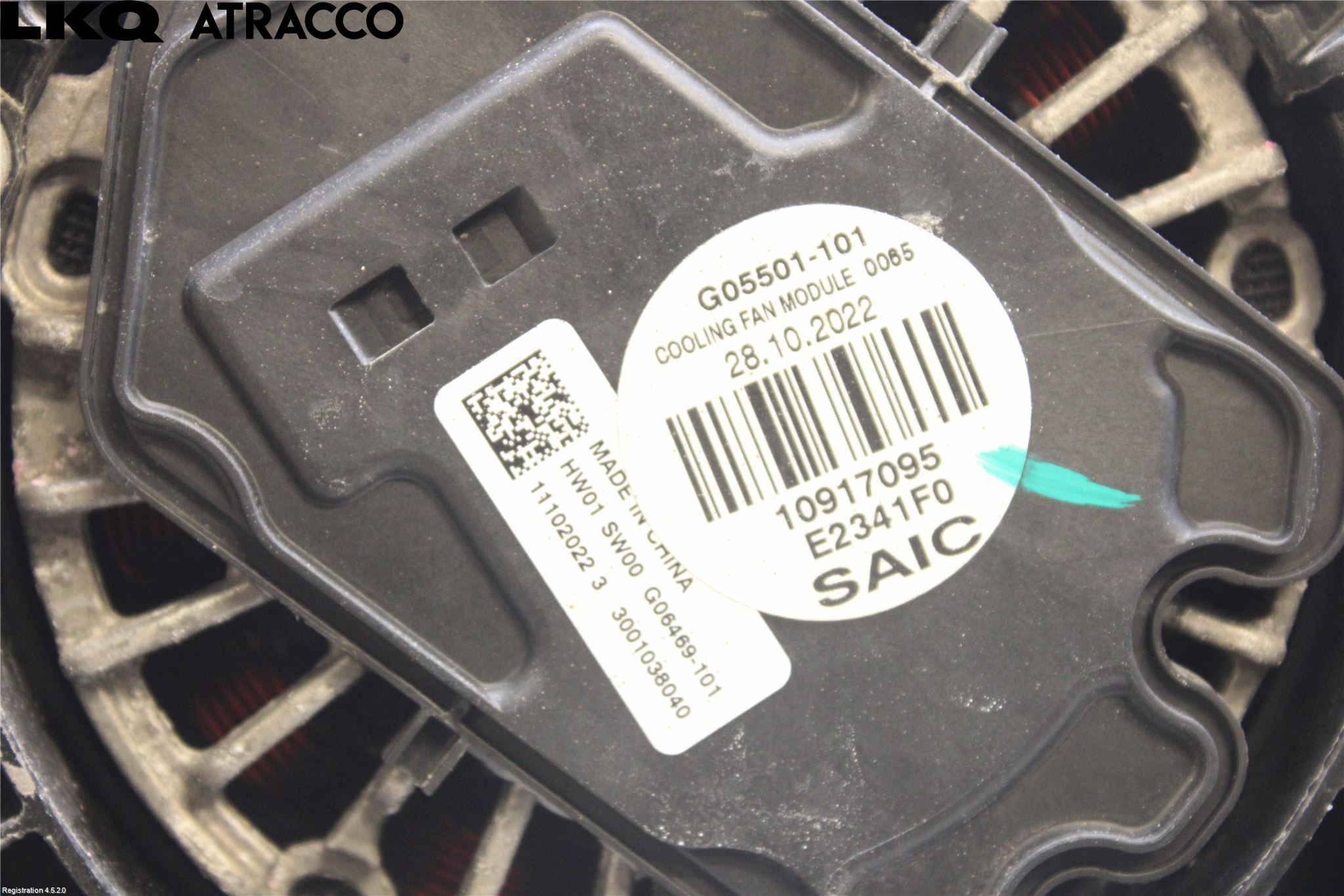 MG 4 23- Kjølevifte Elektrisk