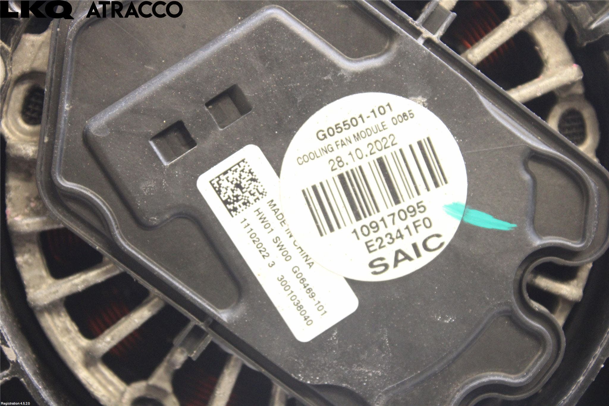 MG 4 23- Kjølevifte Elektrisk