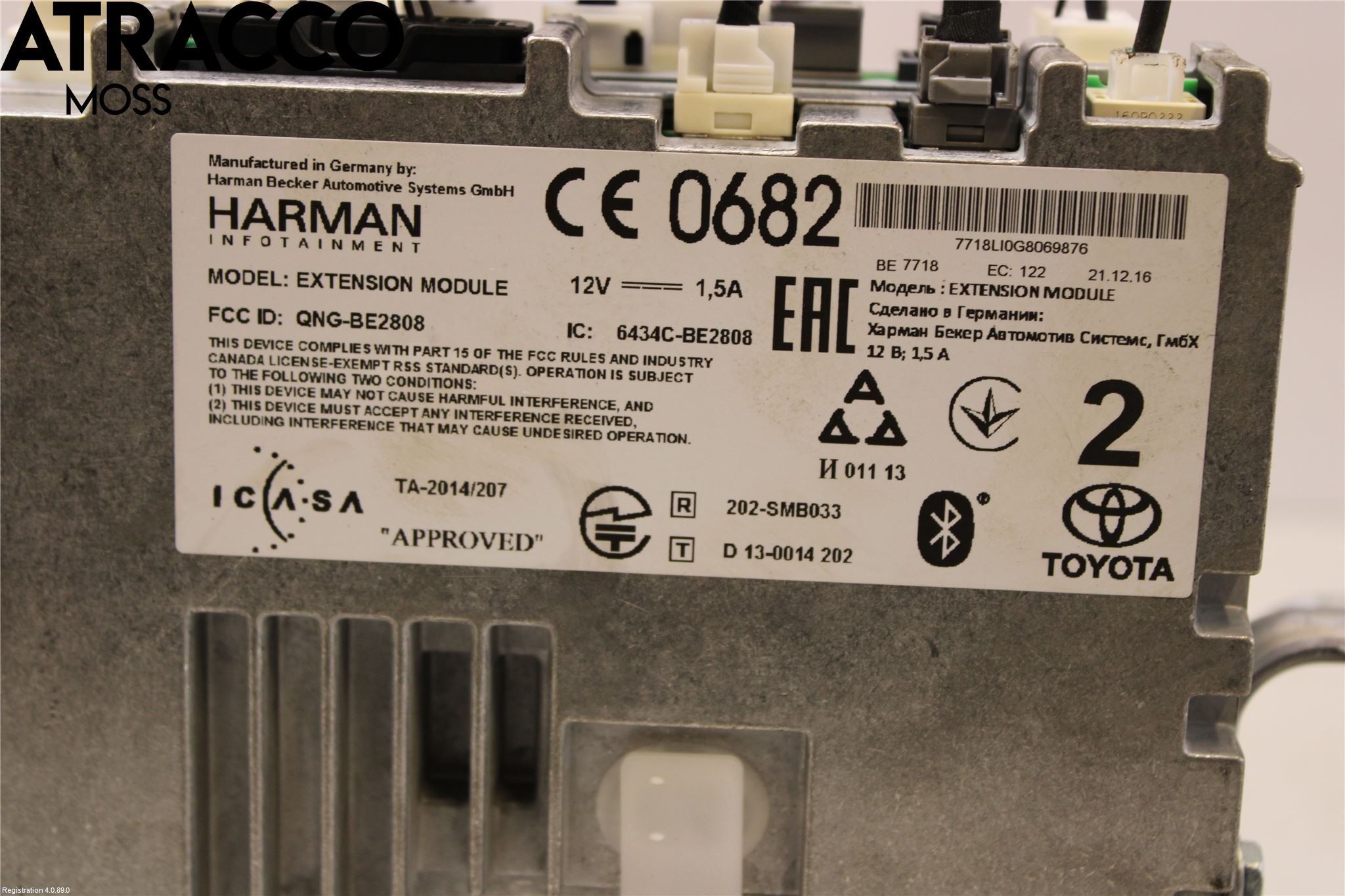 Toyota AURIS 13-19 Stereo Radio Med Cd