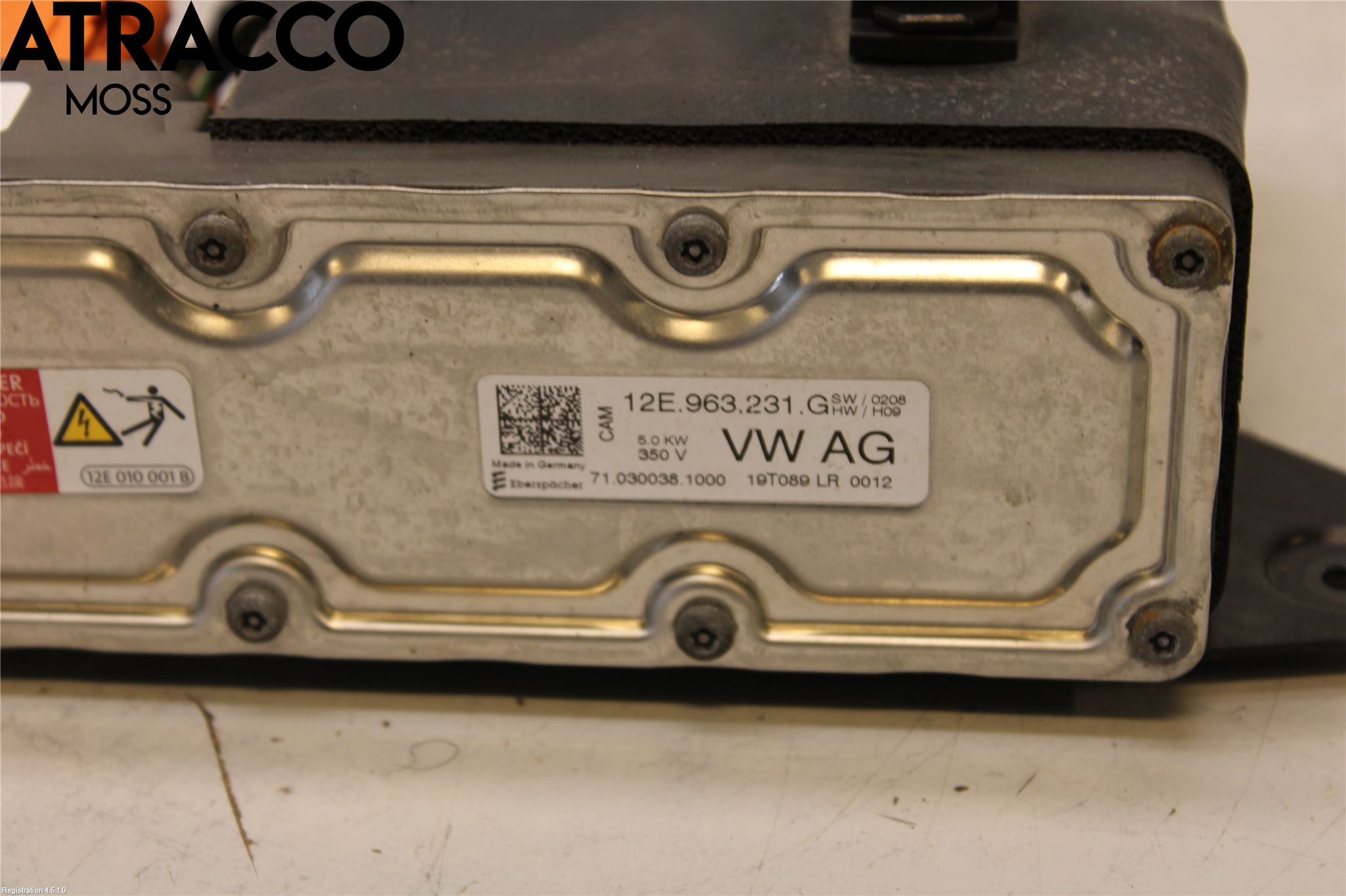 Volkswagen VW GOLF / E-GOLF VII 13-20 Motorvarmer Elektrisk