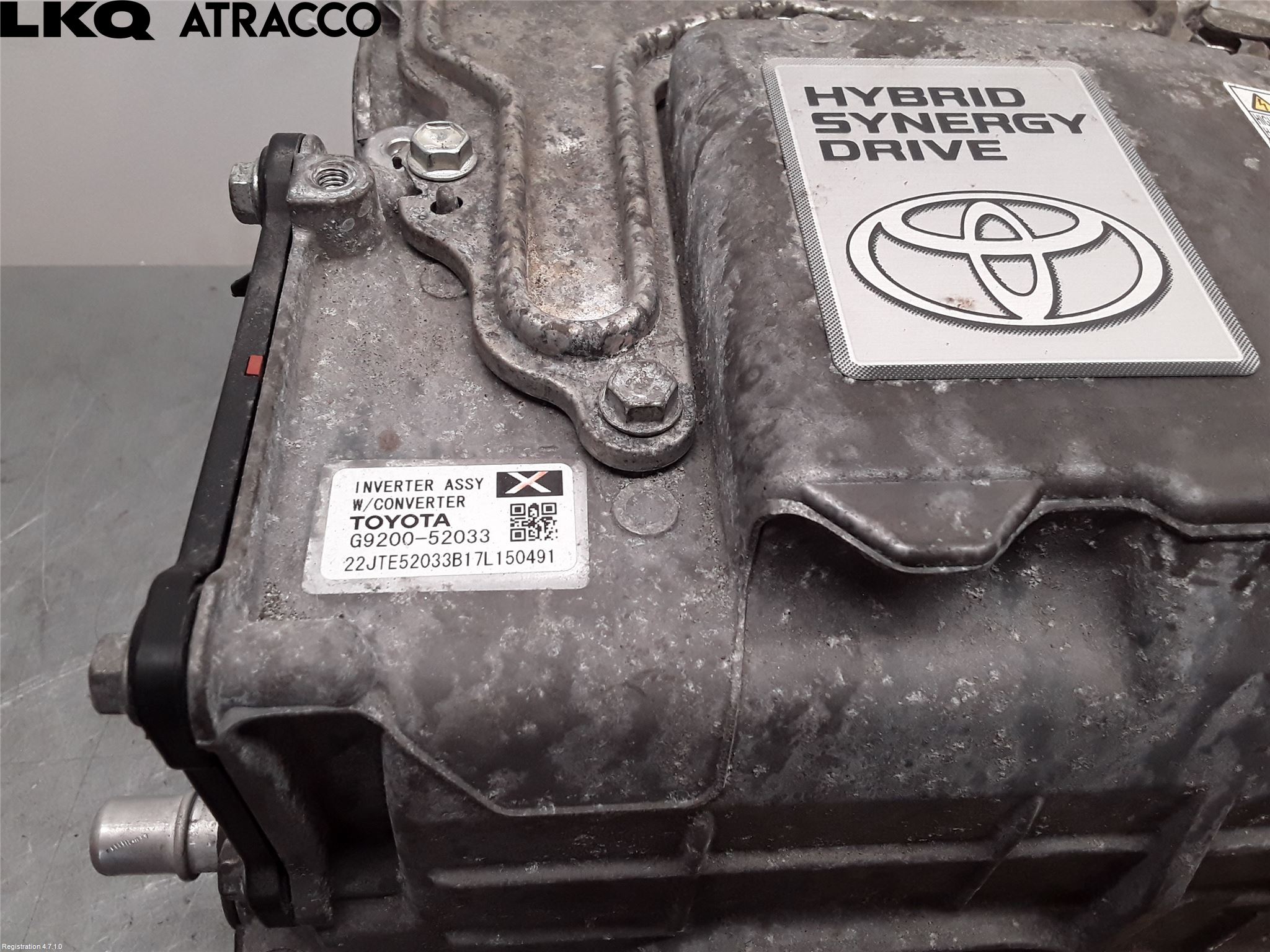 Toyota YARIS XP130 15-20 Inverter Hybrid